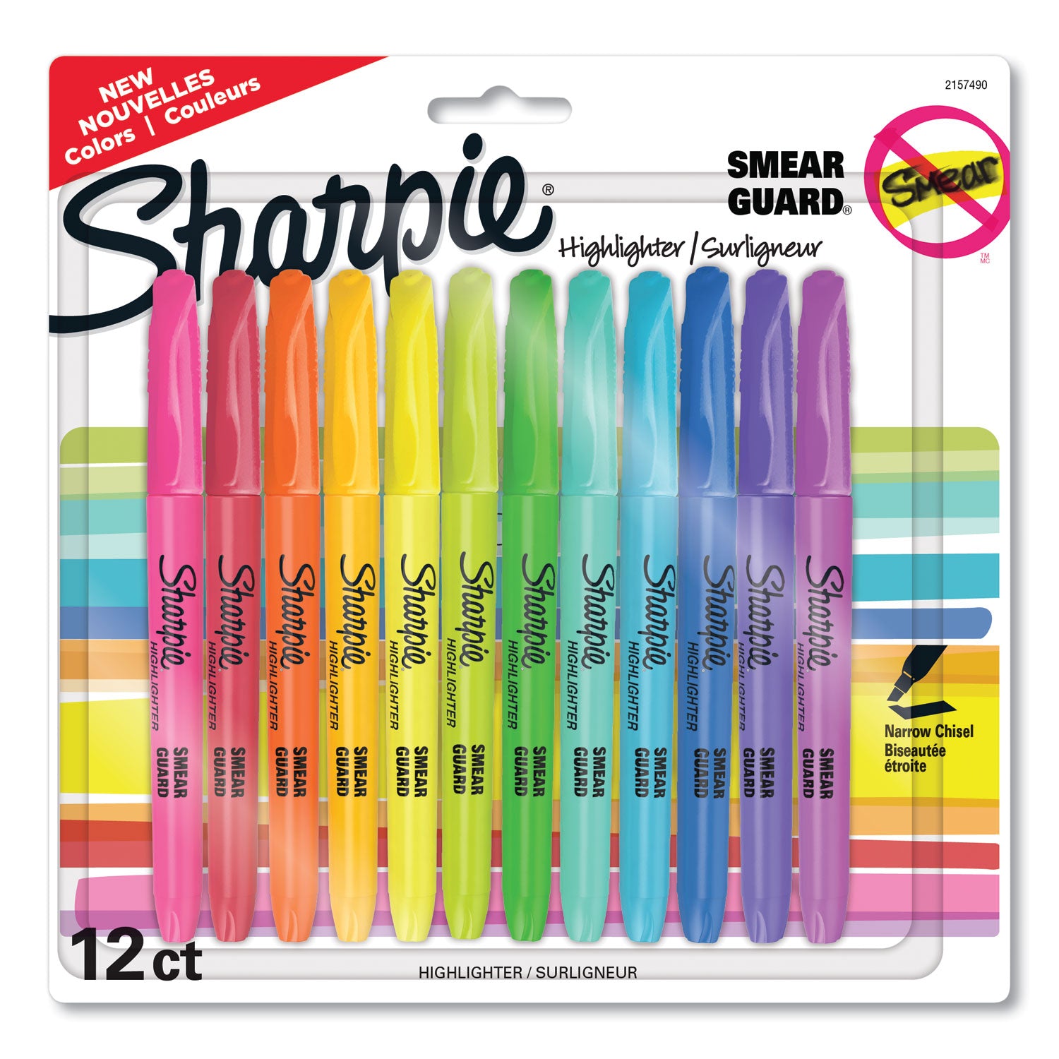 pocket-style-highlighters-assorted-ink-colors-chisel-tip-assorted-barrel-colors-12-pack_san2157490 - 1