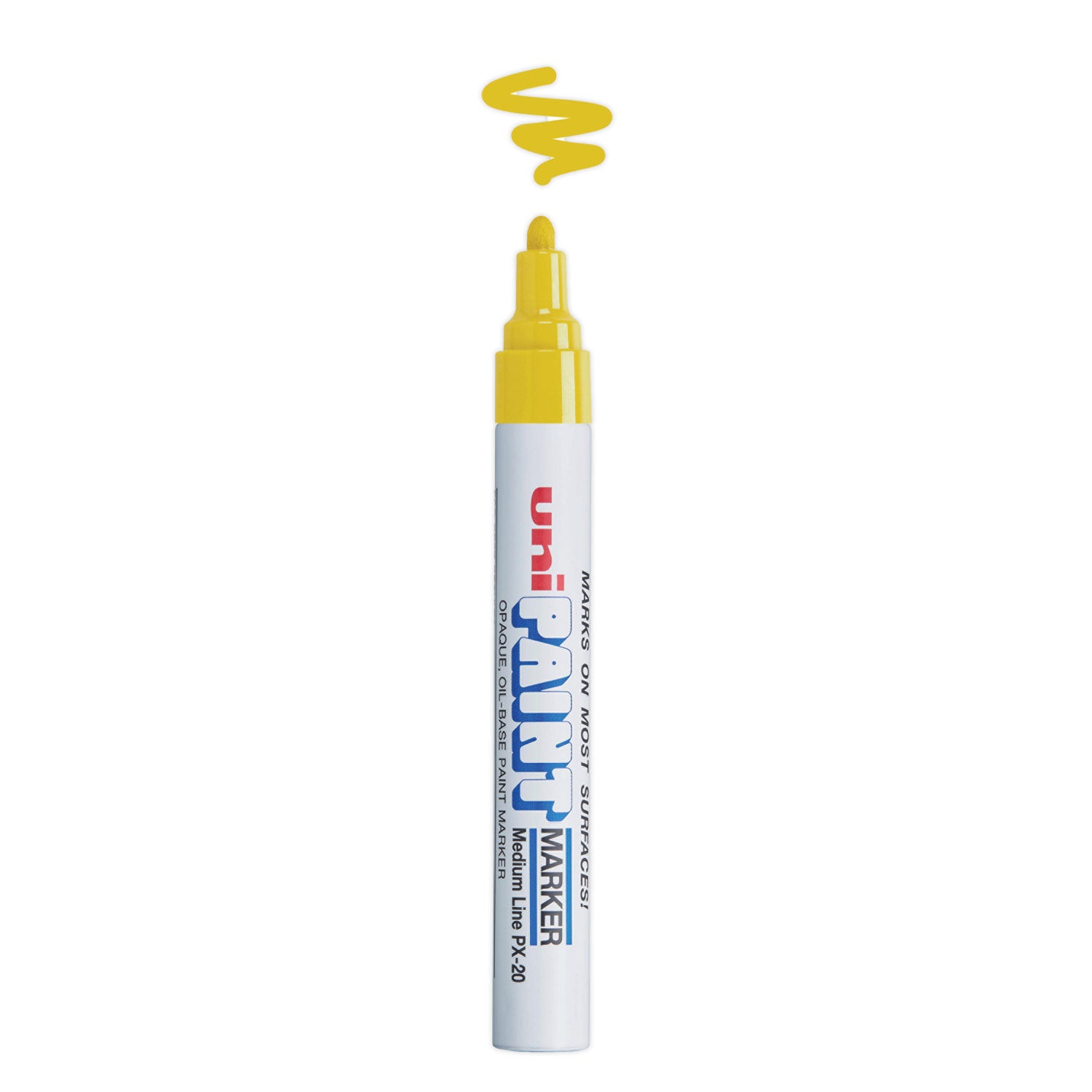 permanent-marker-medium-bullet-tip-yellow_ubc63605 - 2