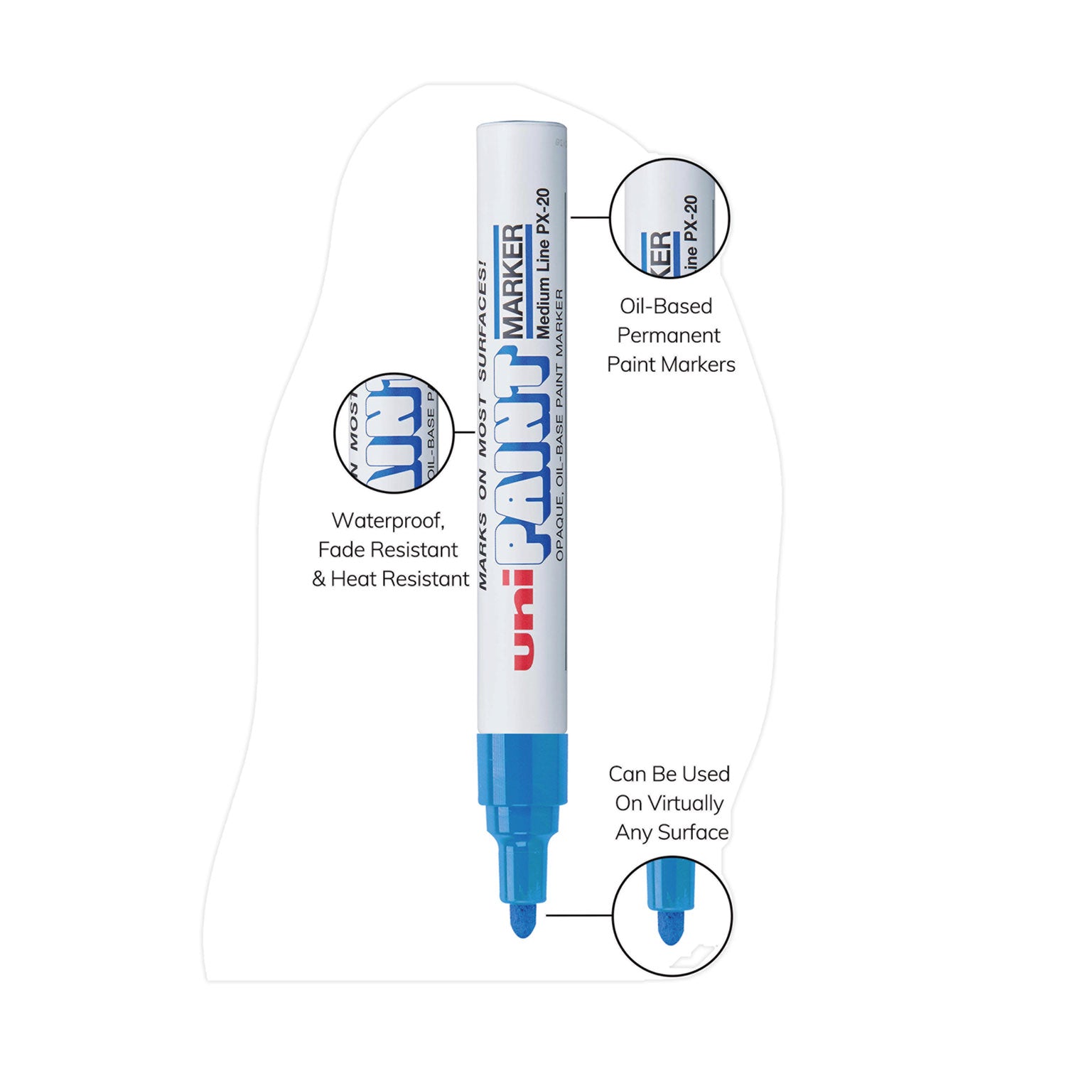 permanent-marker-medium-bullet-tip-blue_ubc63603 - 2