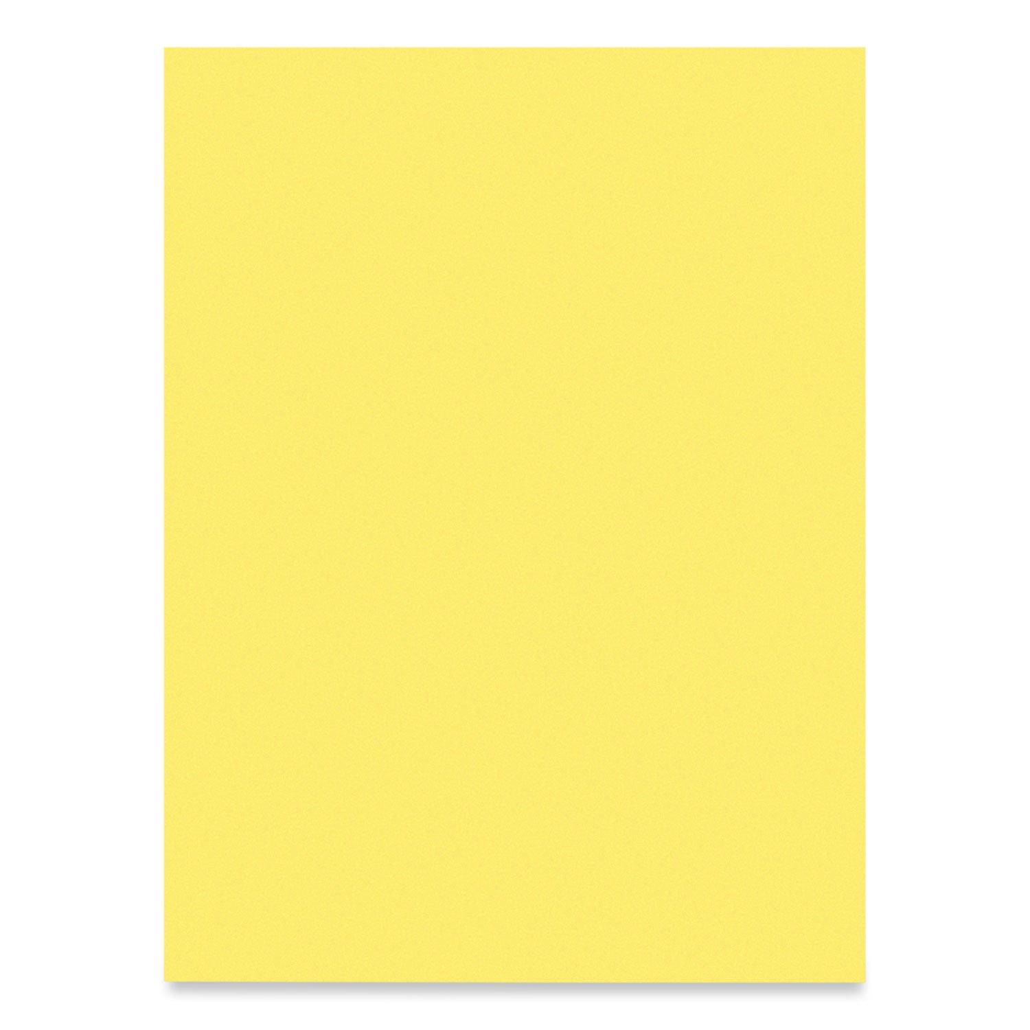 SunWorks Construction Paper, 50 lb Text Weight, 9 x 12, Yellow, 50/Pack -