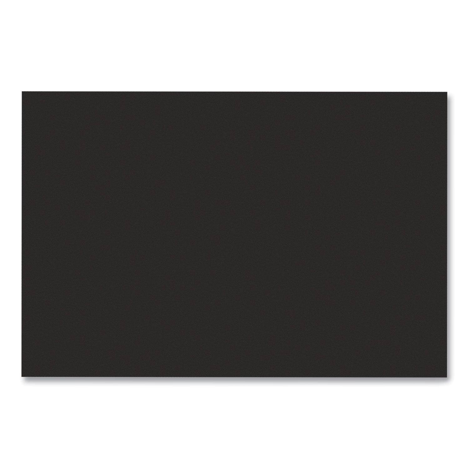 SunWorks Construction Paper, 50 lb Text Weight, 12 x 18, Black, 50/Pack -