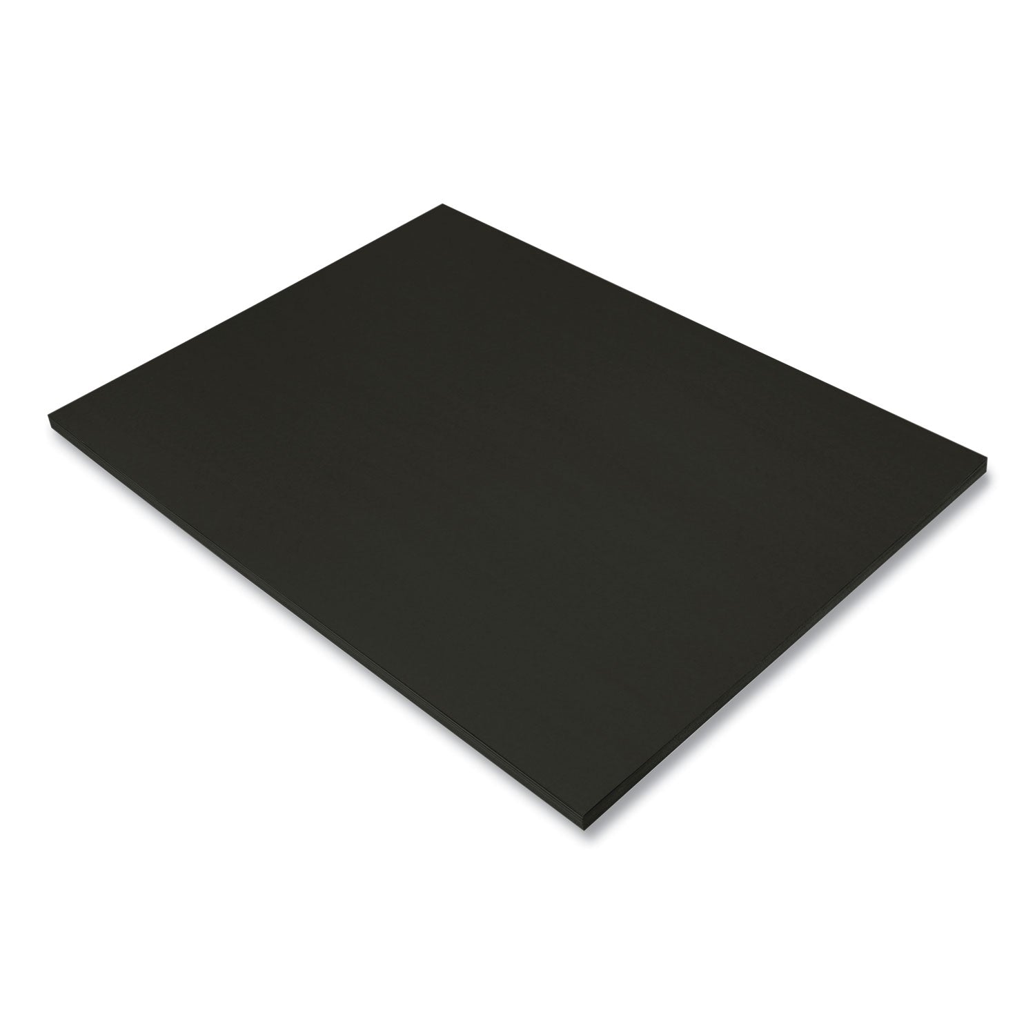 SunWorks Construction Paper, 50 lb Text Weight, 18 x 24, Black, 50/Pack -