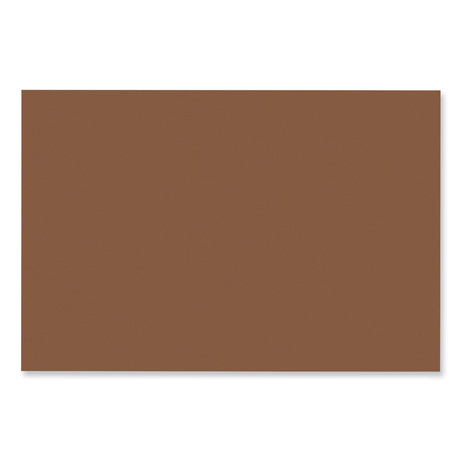 SunWorks Construction Paper, 50 lb Text Weight, 12 x 18, Brown, 50/Pack -