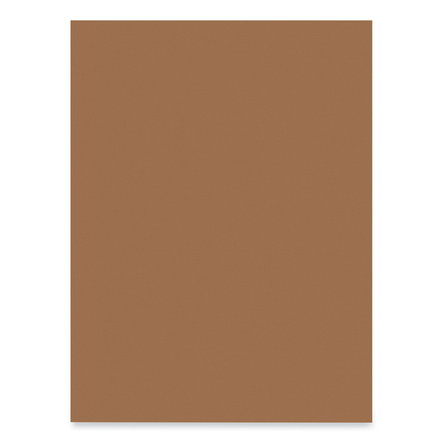 SunWorks Construction Paper, 50 lb Text Weight, 9 x 12, Light Brown, 50/Pack -