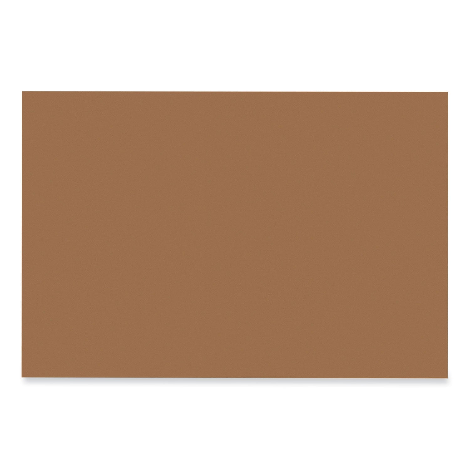SunWorks Construction Paper, 50 lb Text Weight, 12 x 18, Light Brown, 50/Pack -