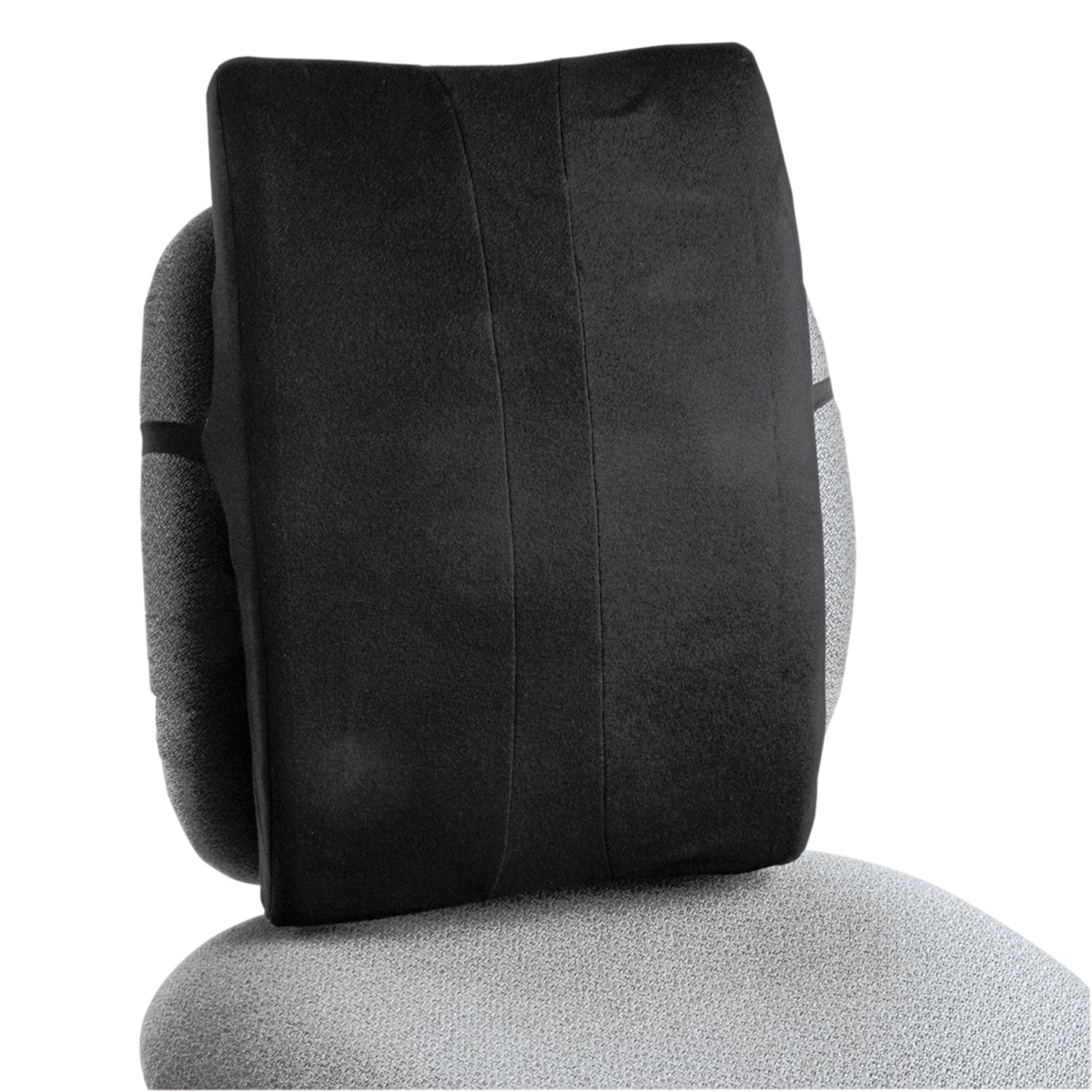 Remedease Full Height Backrest, 14 x 3 x 19.5, Black -