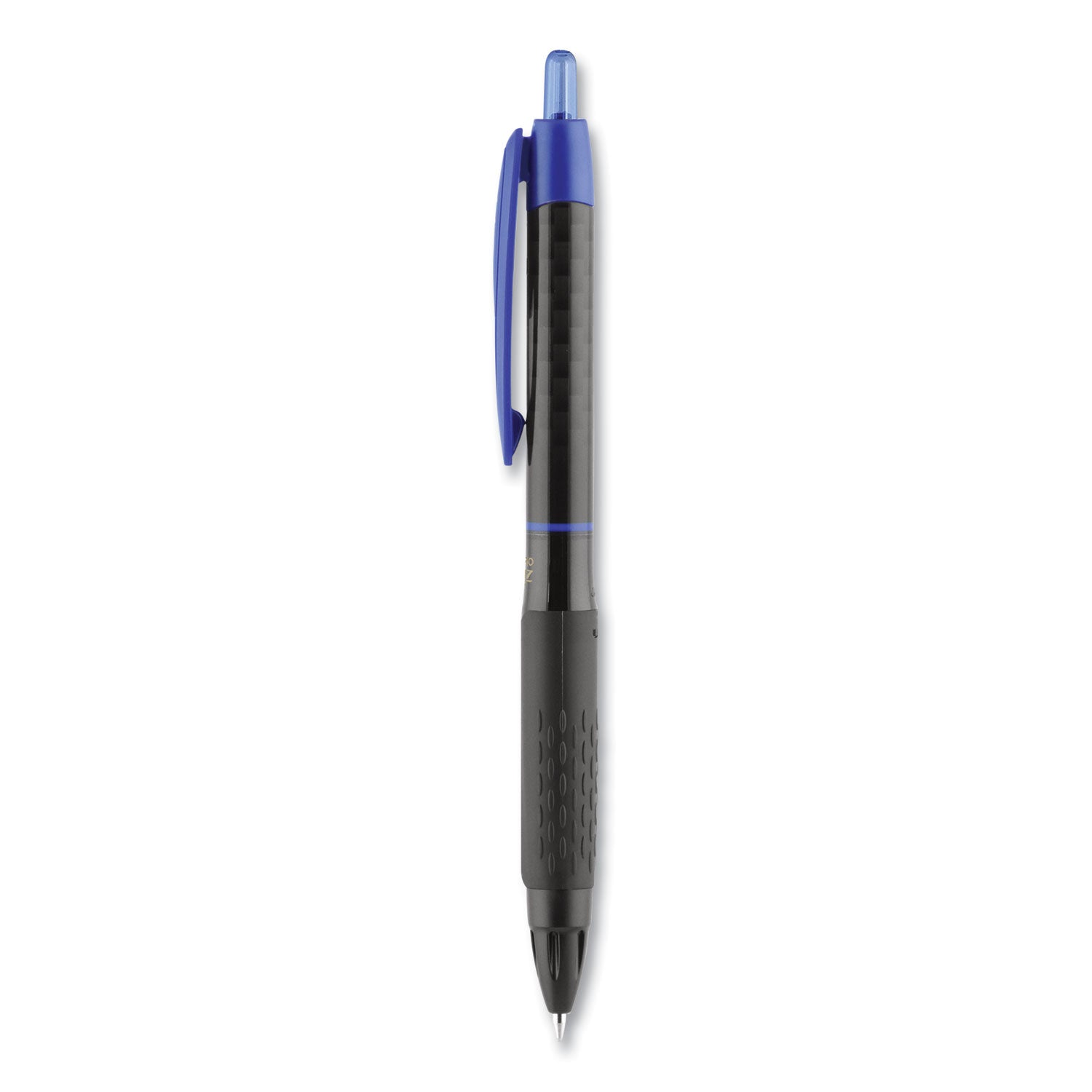 307-gel-pen-retractable-fine-05-mm-blue-ink-black-barrel-dozen_ubc1947088 - 2