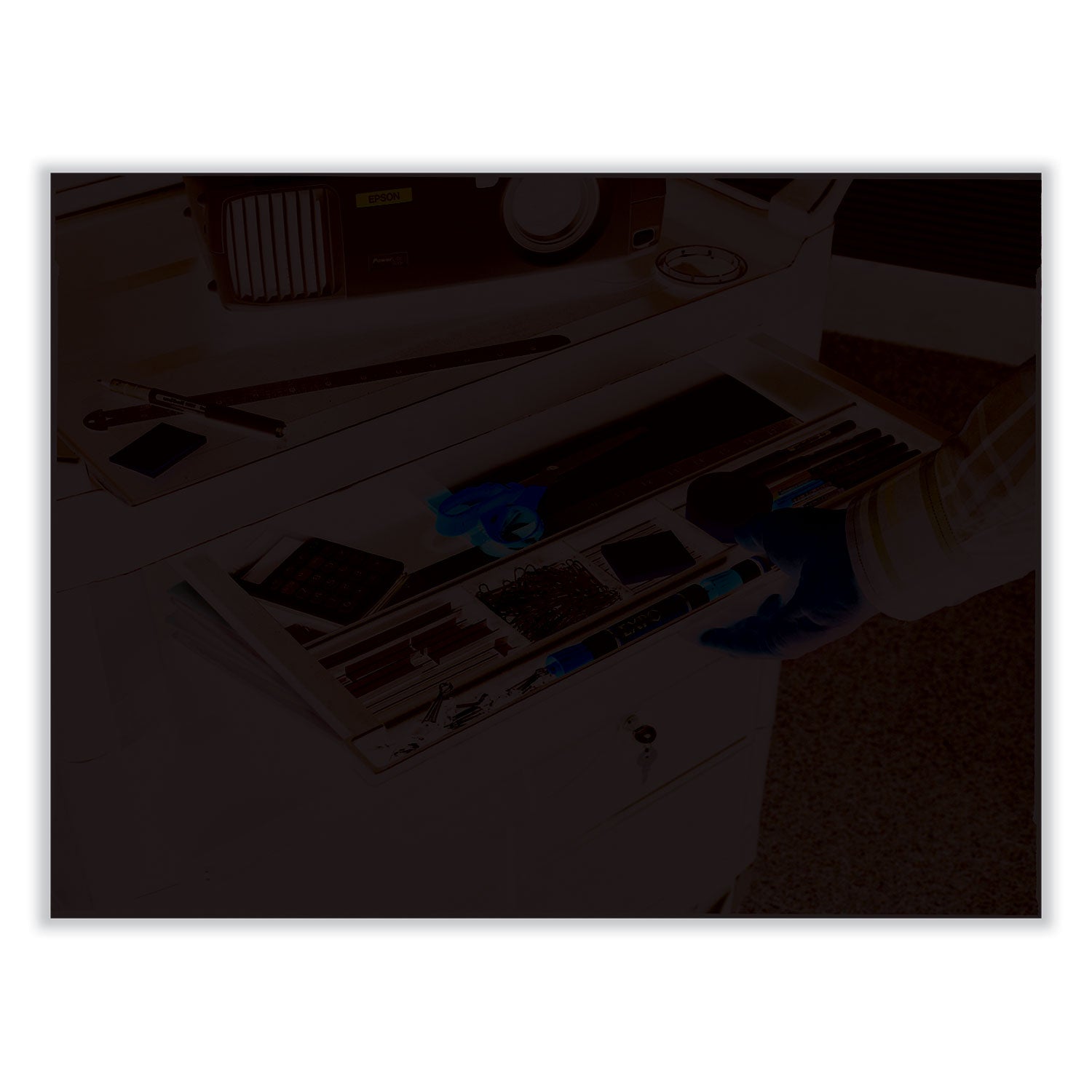 Utility Cart with Locking Doors, Plastic, 3 Shelves, 200 lb Capacity, 33.63" x 18.63" x 37.75", Black -