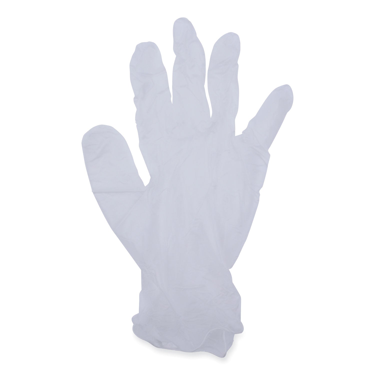 General Purpose Vinyl Gloves, Powder/Latex-Free, 2.6 mil, Medium, Clear, 100/Box -