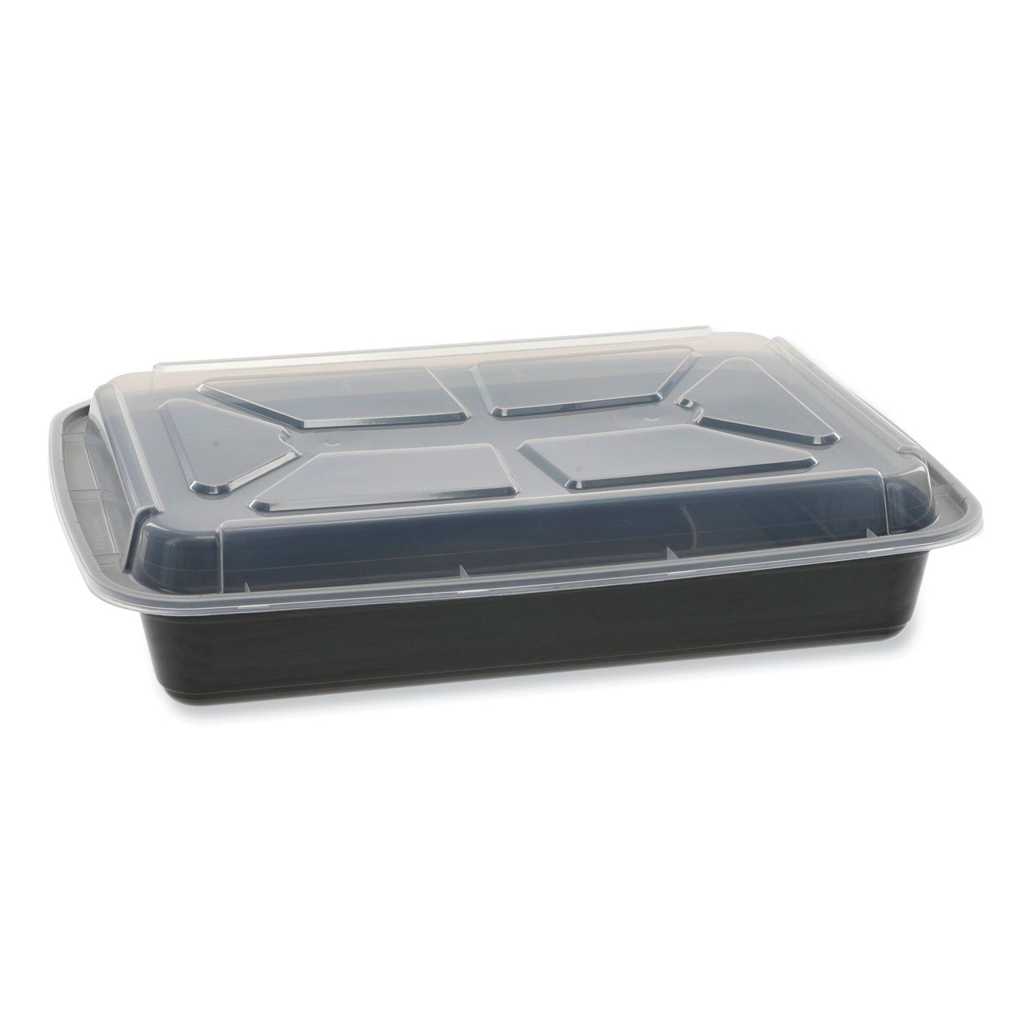 newspring-versatainer-microwavable-containers-rectangular-58-oz-85-x-115-x-25-black-clear-plastic-150-carton_pctnc989b - 1