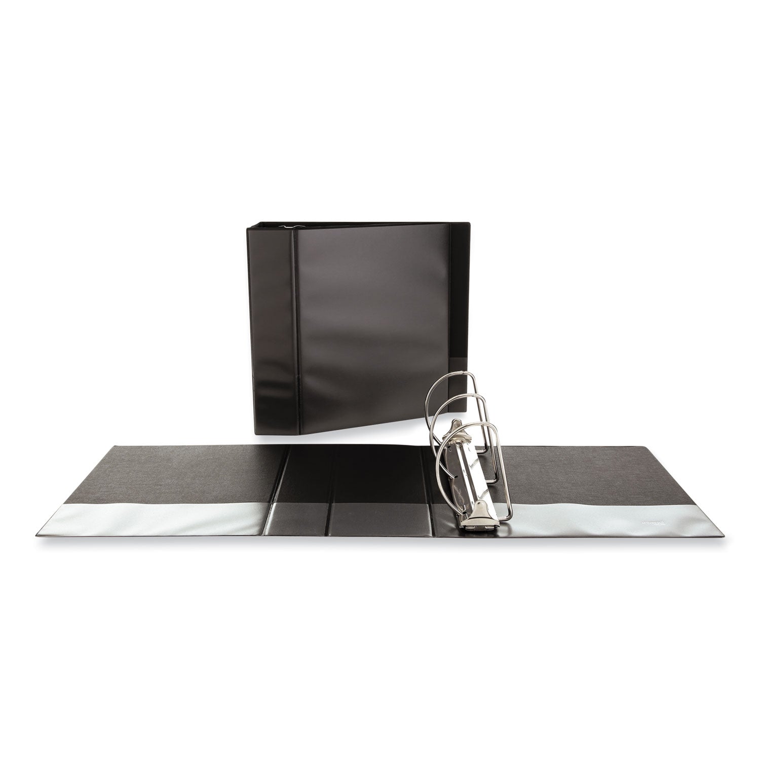Slant D-Ring View Binder, 3 Rings, 5" Capacity, 11 x 8.5, Black -