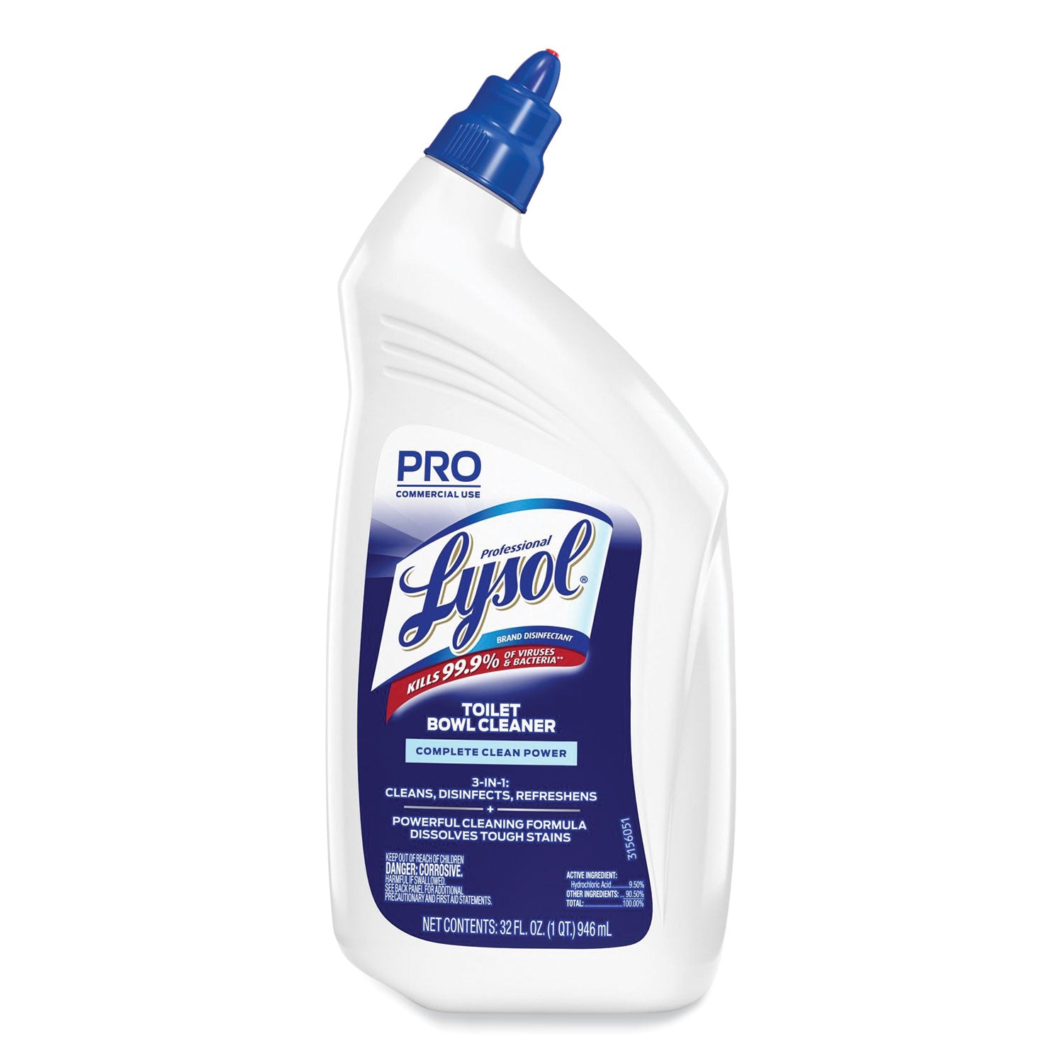 Disinfectant Toilet Bowl Cleaner, 32 oz Bottle -