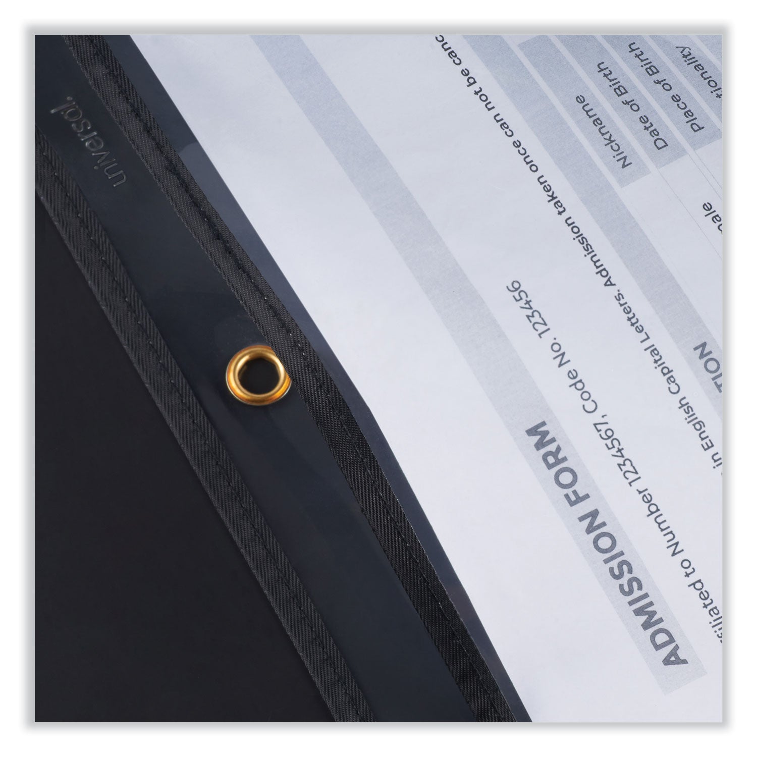 top-load-vinyl-ticket-holder-heavy-gauge-clear-25-pack_unv21135 - 2