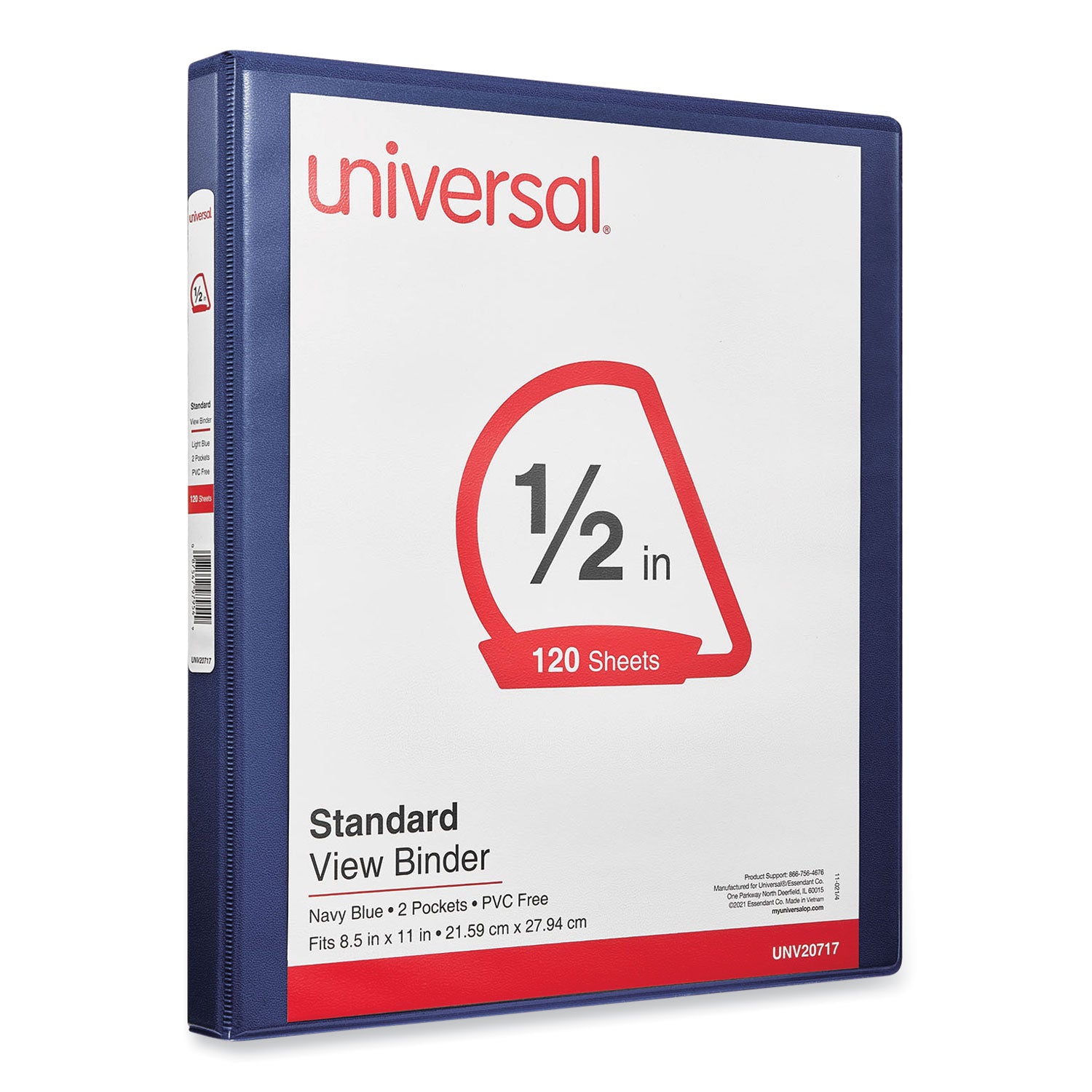 slant-d-ring-view-binder-3-rings-05-capacity-11-x-85-navy-blue_unv20717 - 2