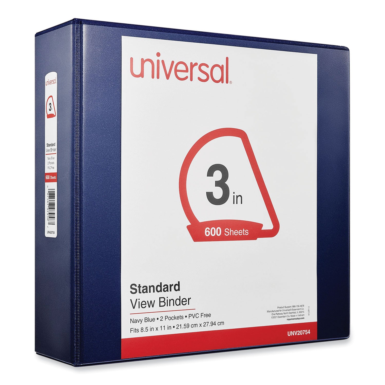 slant-d-ring-view-binder-3-rings-3-capacity-11-x-85-navy-blue_unv20754 - 2