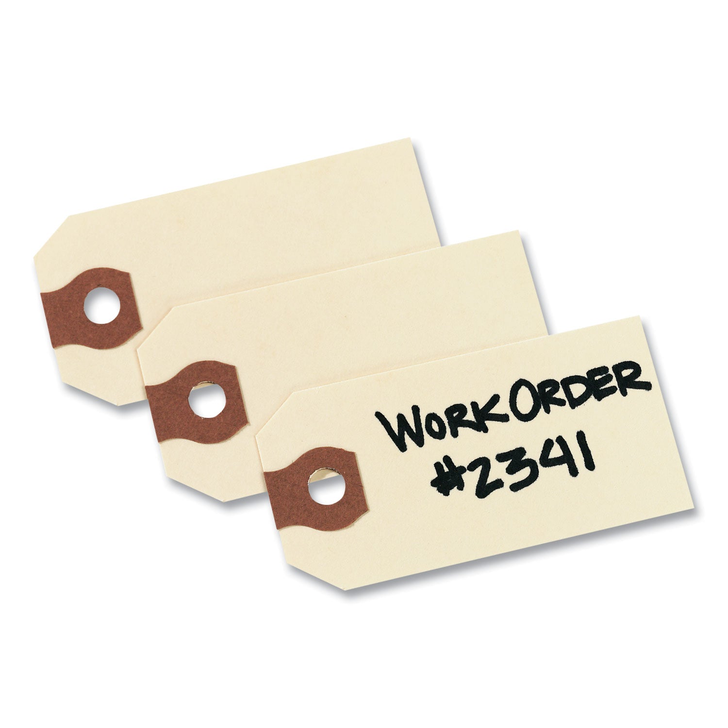 Unstrung Shipping Tags, 11.5 pt Stock, 2.75 x 1.38, Manila, 1,000/Box -