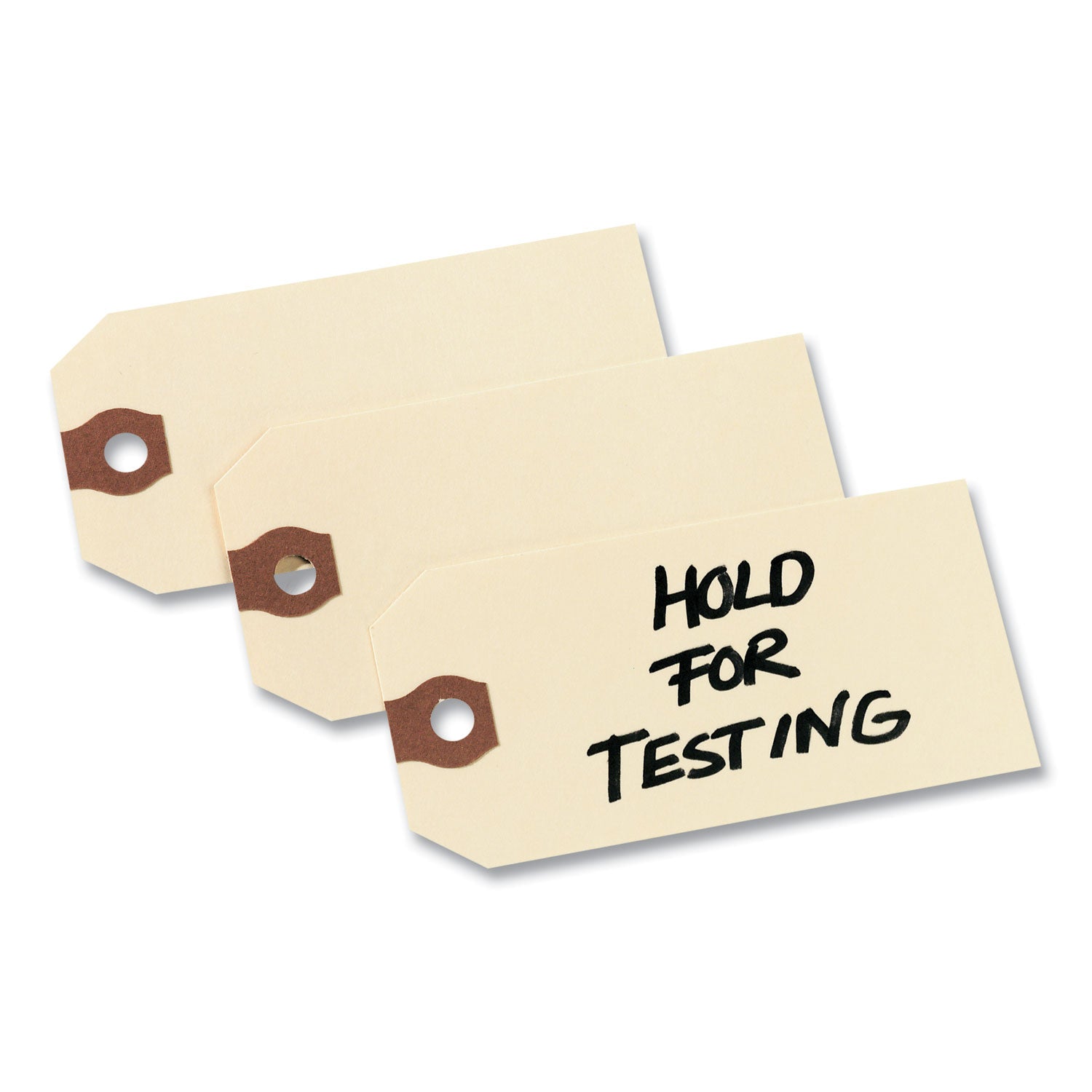 Unstrung Shipping Tags, 11.5 pt Stock 3.75 x 1.88, Manila, 1,000/Box -