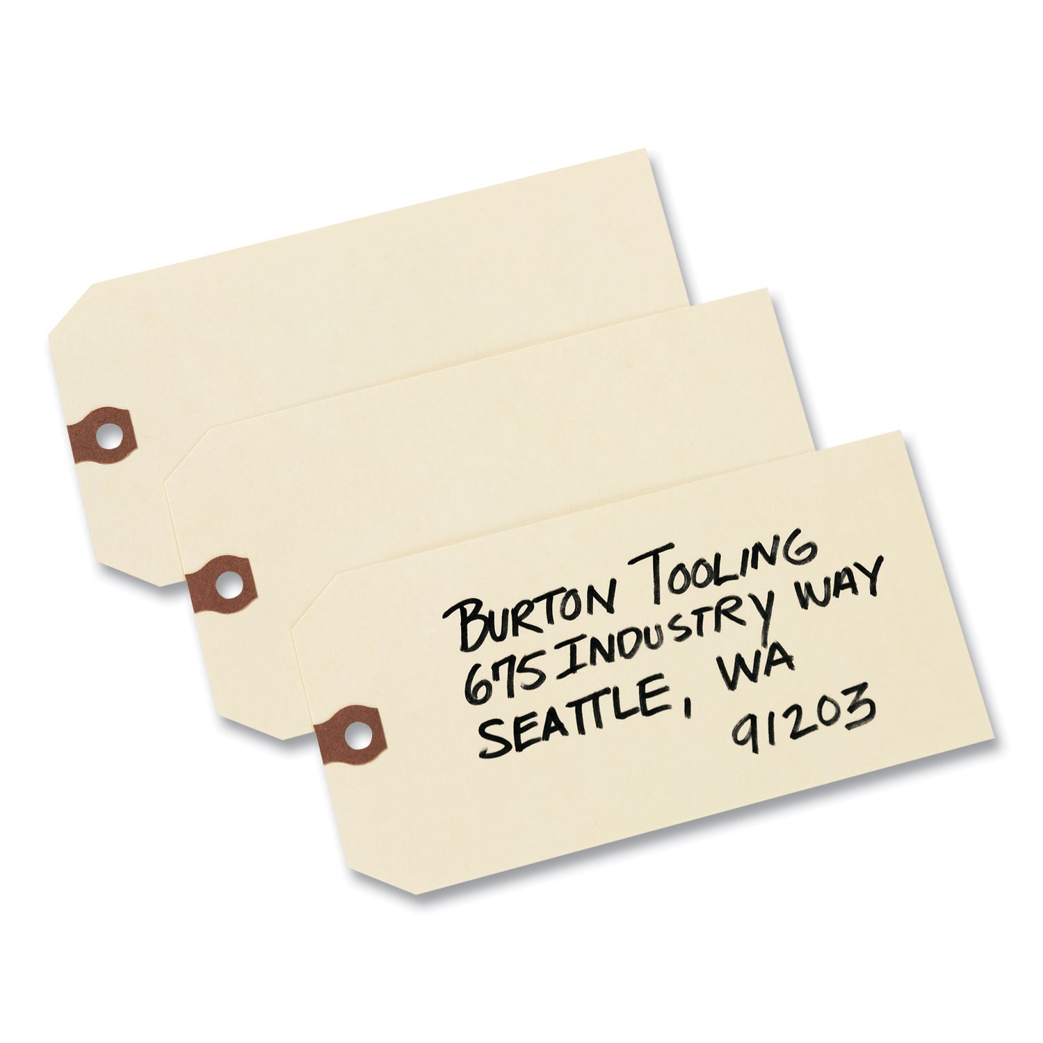 Unstrung Shipping Tags, 11.5 pt Stock, 6.25 x 3.13, Manila, 1,000/Box -