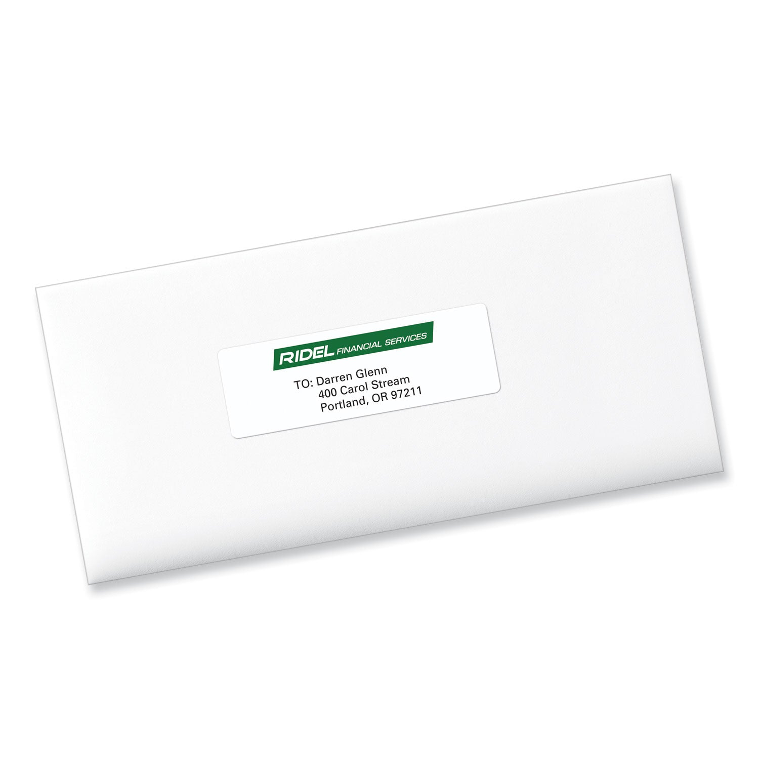 Labels, Laser Printers, 1.33 x 4, White, 14/Sheet, 100 Sheets/Box -