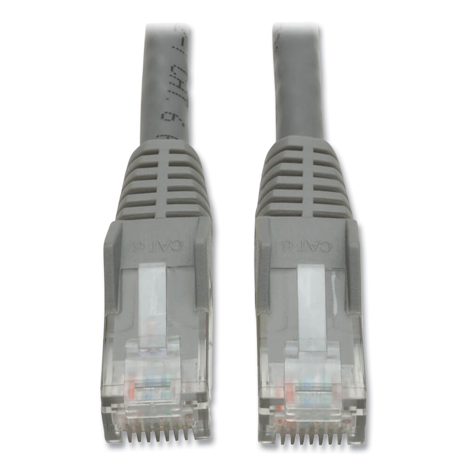 CAT6 Gigabit Snagless Molded Patch Cable, 50 ft, Gray -