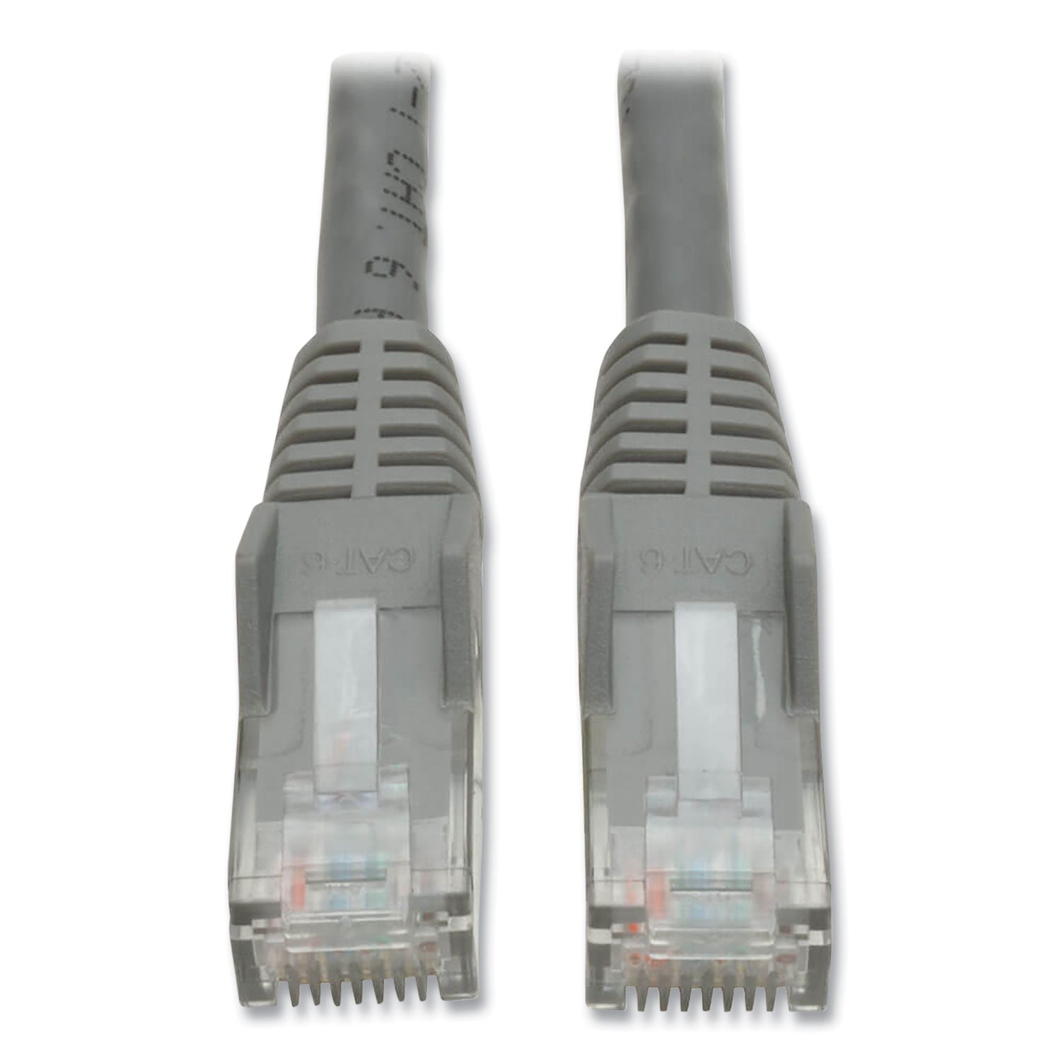 CAT6 Gigabit Snagless Molded Patch Cable, 7 ft, Gray -