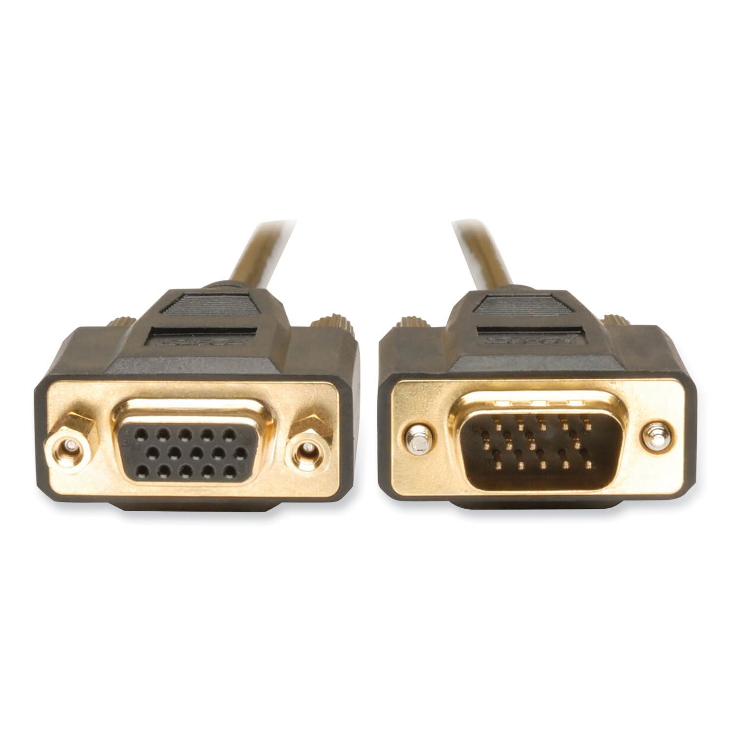 VGA Monitor Extension Cable, 10 ft, Black -
