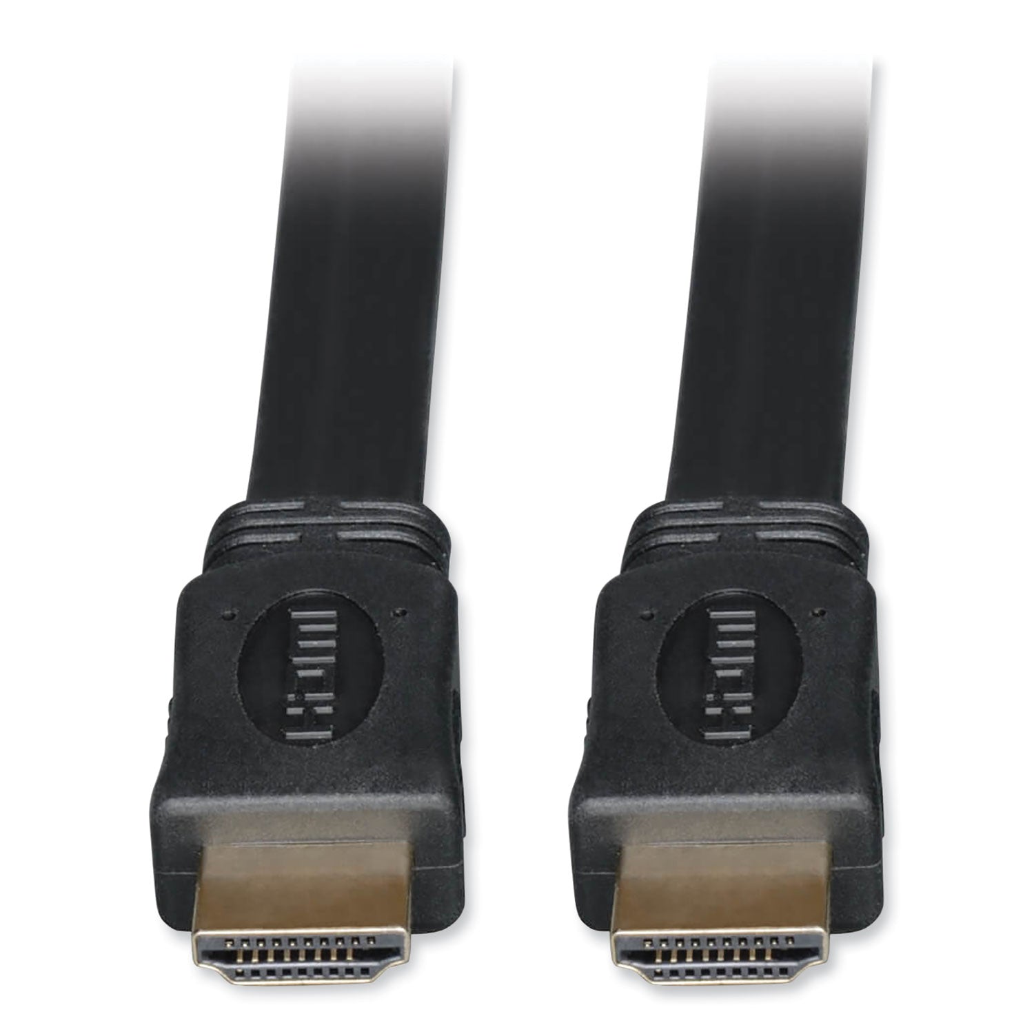 High Speed HDMI Flat Cable, Ultra HD 4K, Digital Video with Audio (M/M), 6 ft, Black -