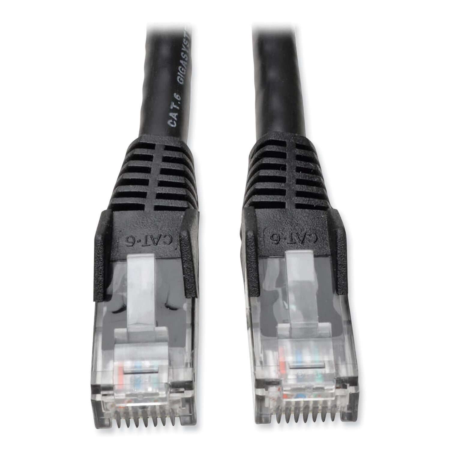 CAT6 Gigabit Snagless Molded Patch Cable, 1 ft, Black -