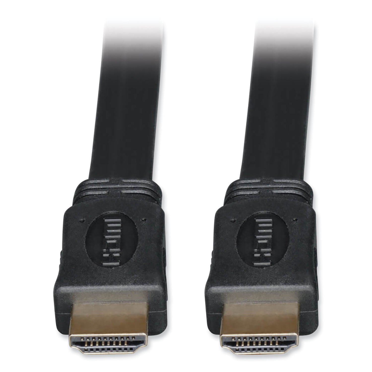 High Speed HDMI Flat Cable, Ultra HD 4K, Digital Video with Audio (M/M), 3 ft, Black -