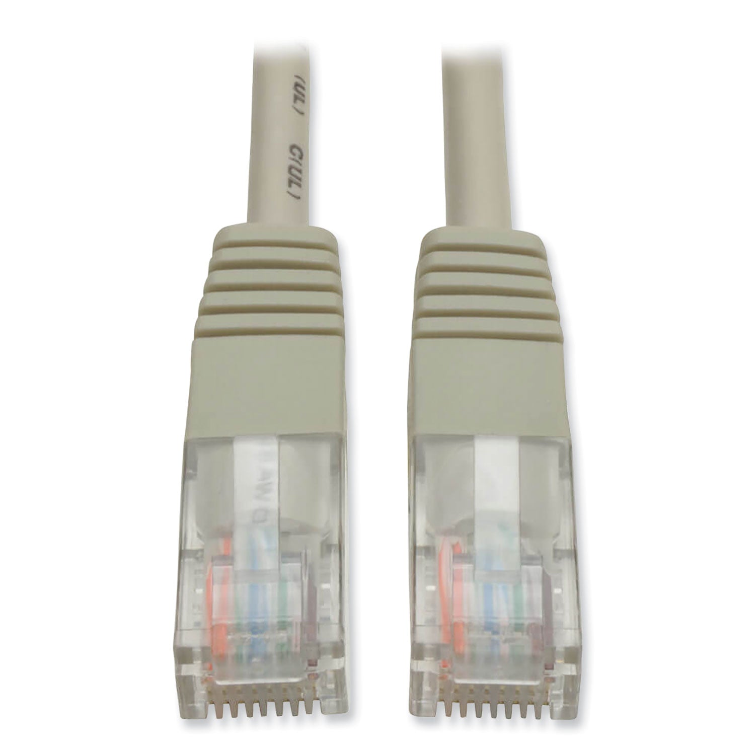 CAT5e 350 MHz Molded Patch Cable, 100 ft, Gray -
