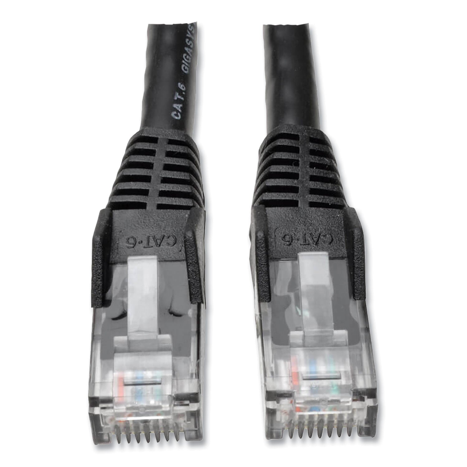 CAT6 Gigabit Snagless Molded Patch Cable, 25 ft, Black -