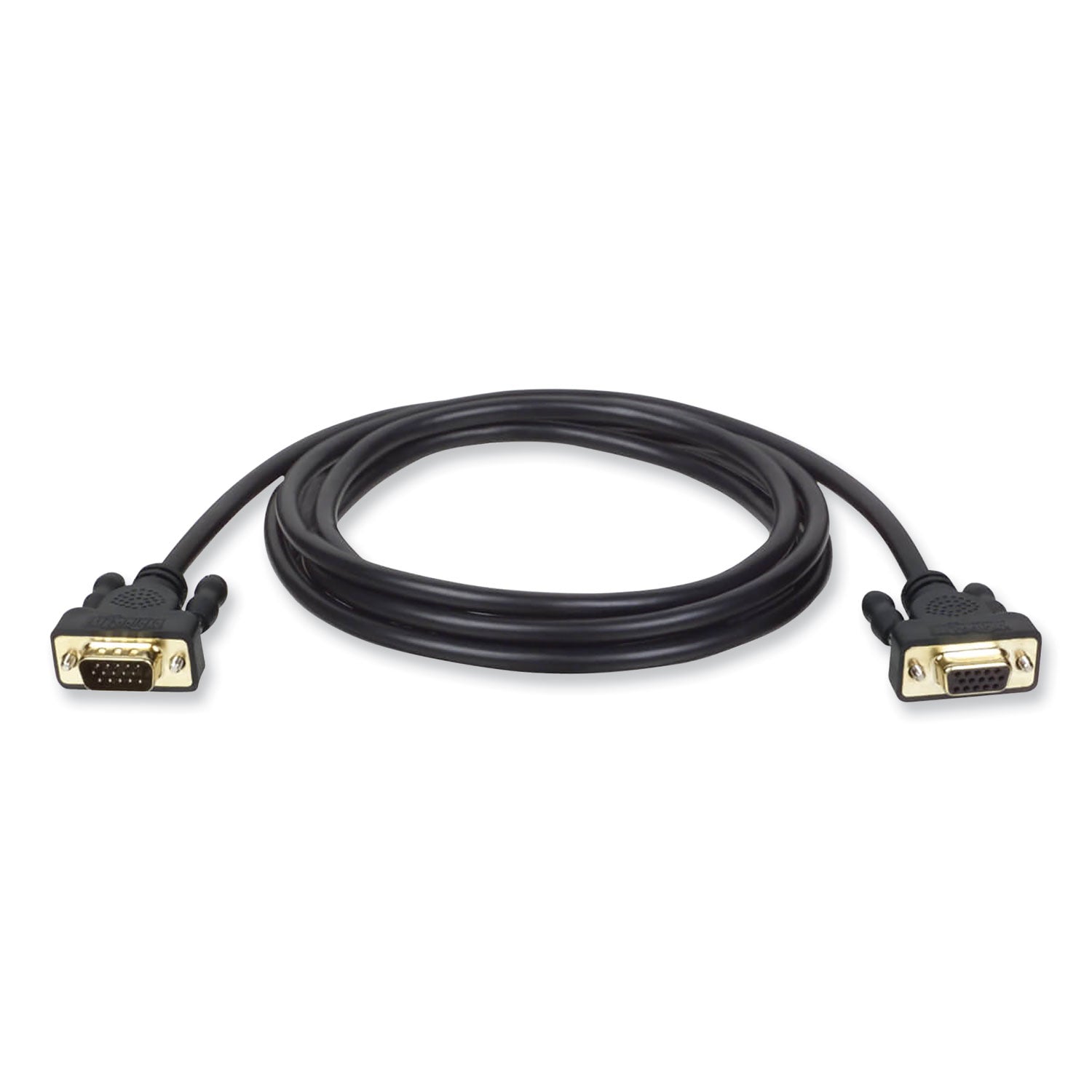 VGA Monitor Extension Cable, 6 ft, Black -