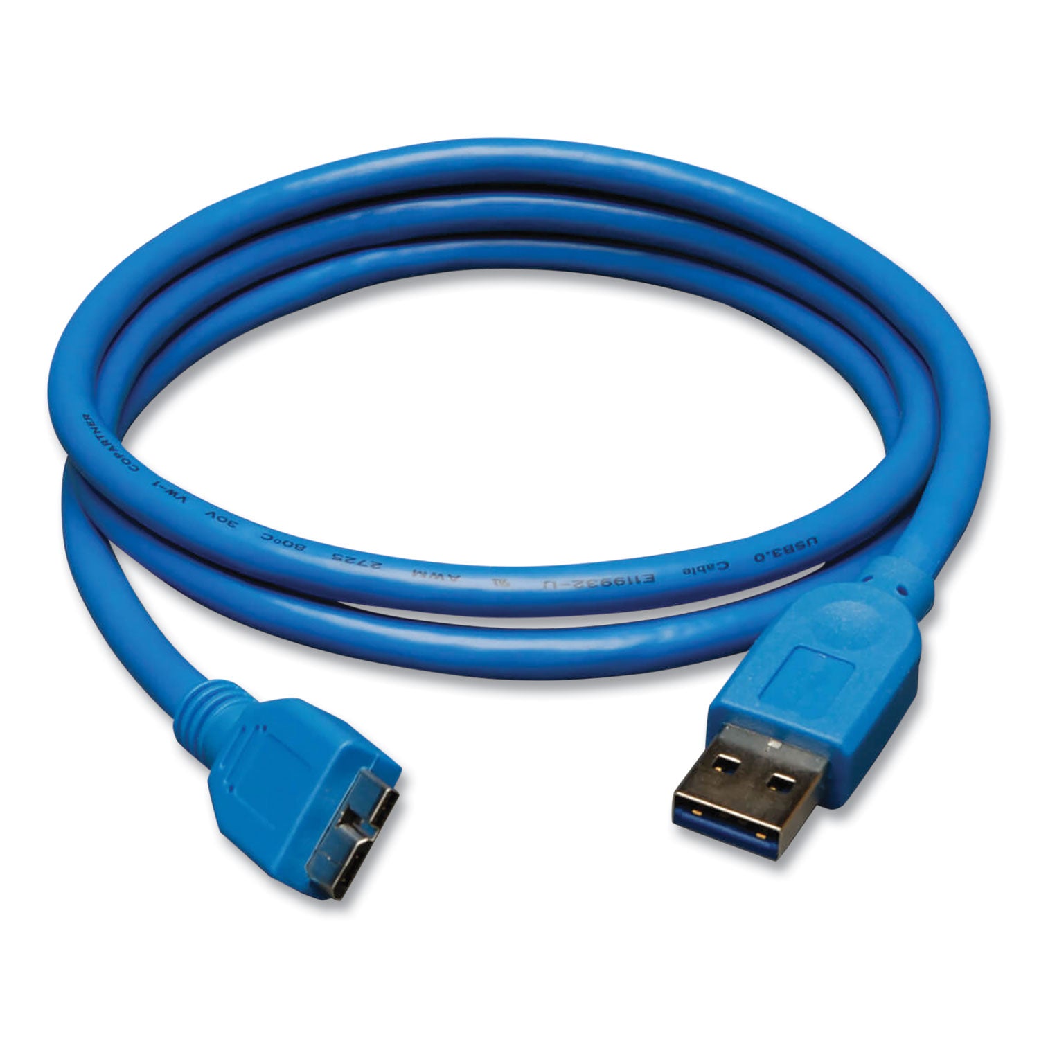 USB 3.0 SuperSpeed Device Cable, 3 ft, Blue -