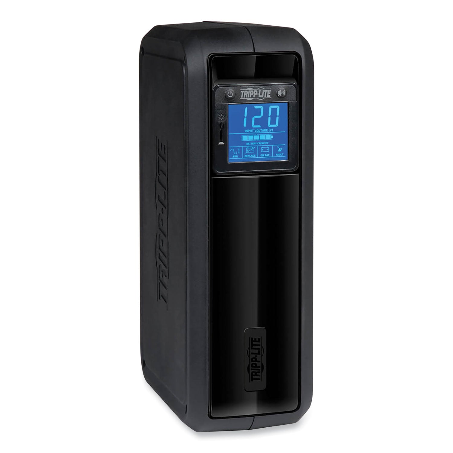 OmniSmart LCD Line-Interactive UPS Tower, 8 Outlets, 900 VA, 870 J -