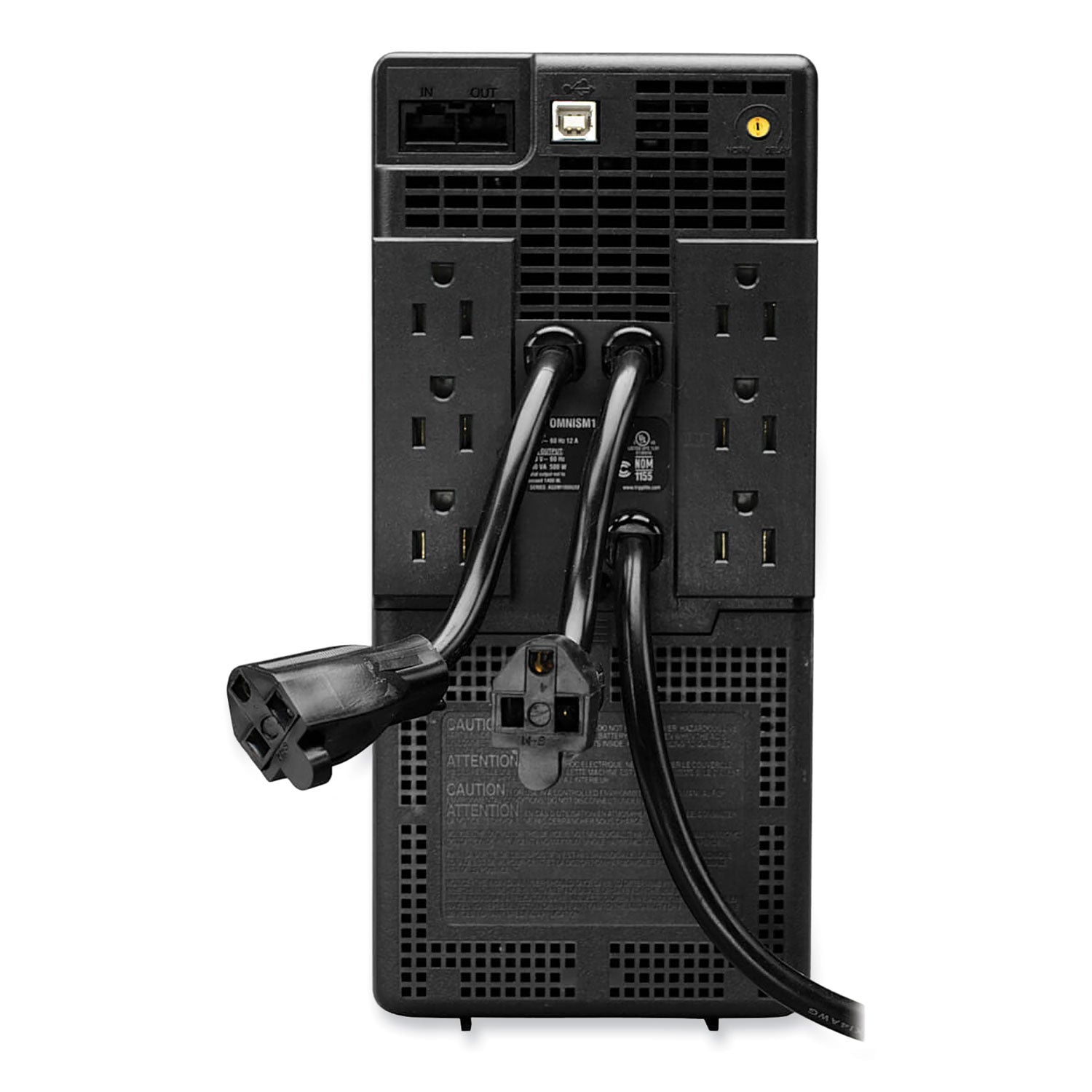 OmniVS Line-Interactive UPS Tower, 8 Outlets, 1,000 VA, 510 J -
