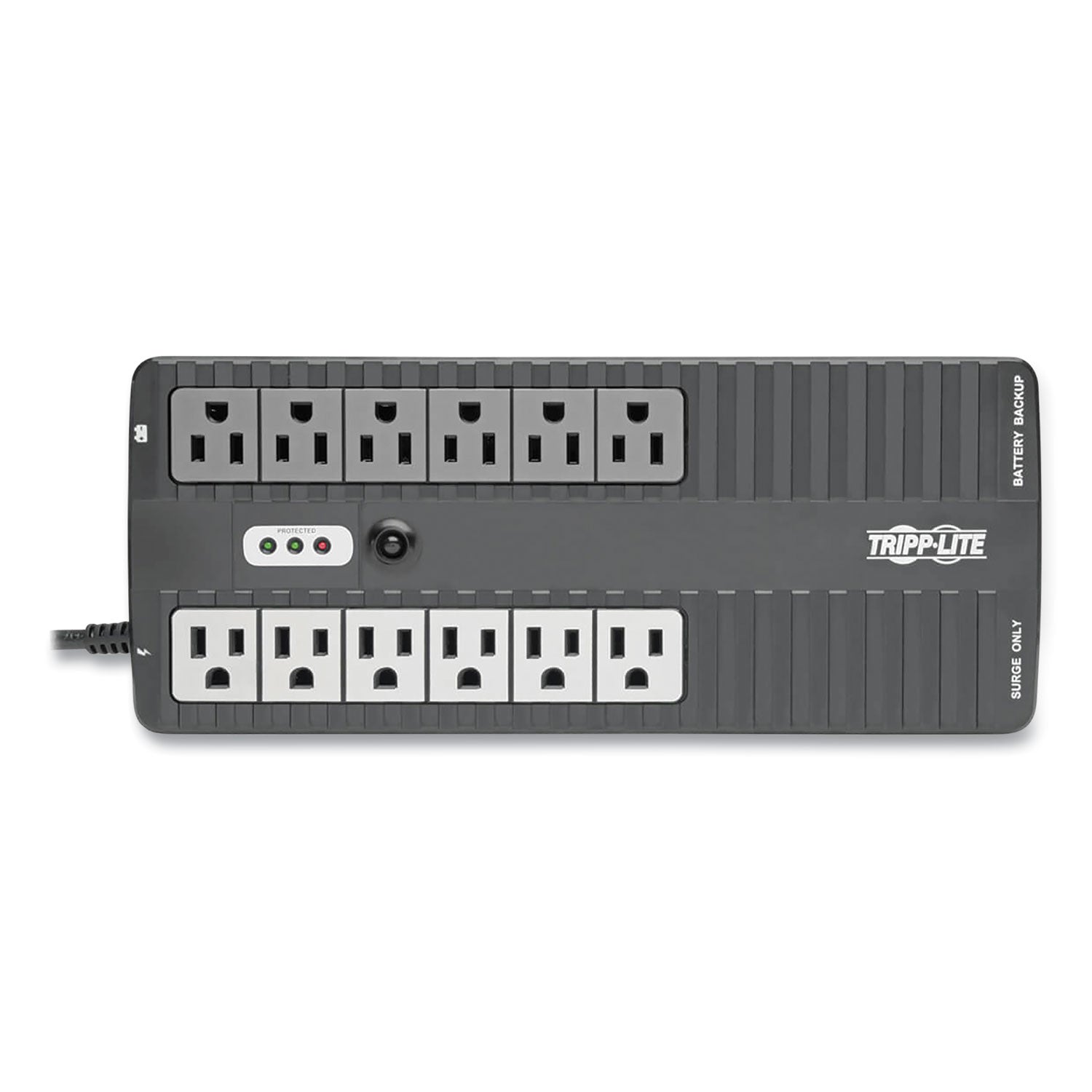 Internet Office Ultra-Compact Desktop Standby UPS, 12 Outlets, 900 VA, 420 J -