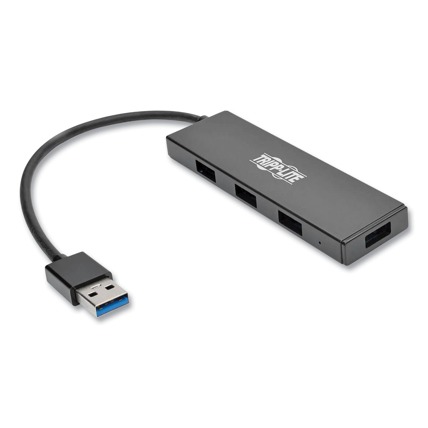 ultra-slim-portable-usb-30-superspeed-hub-4-ports-black_trpu360004slim - 1