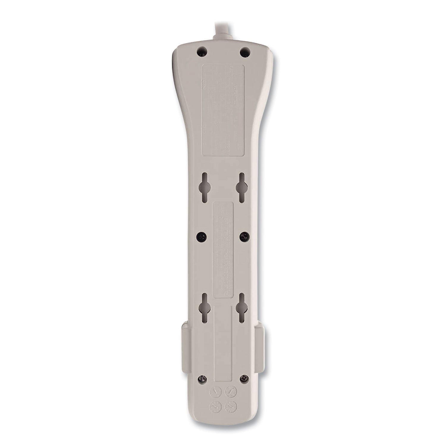 Protect It! Surge Protector, 7 AC Outlets, 15 ft Cord, 2,520 J, Light Gray -