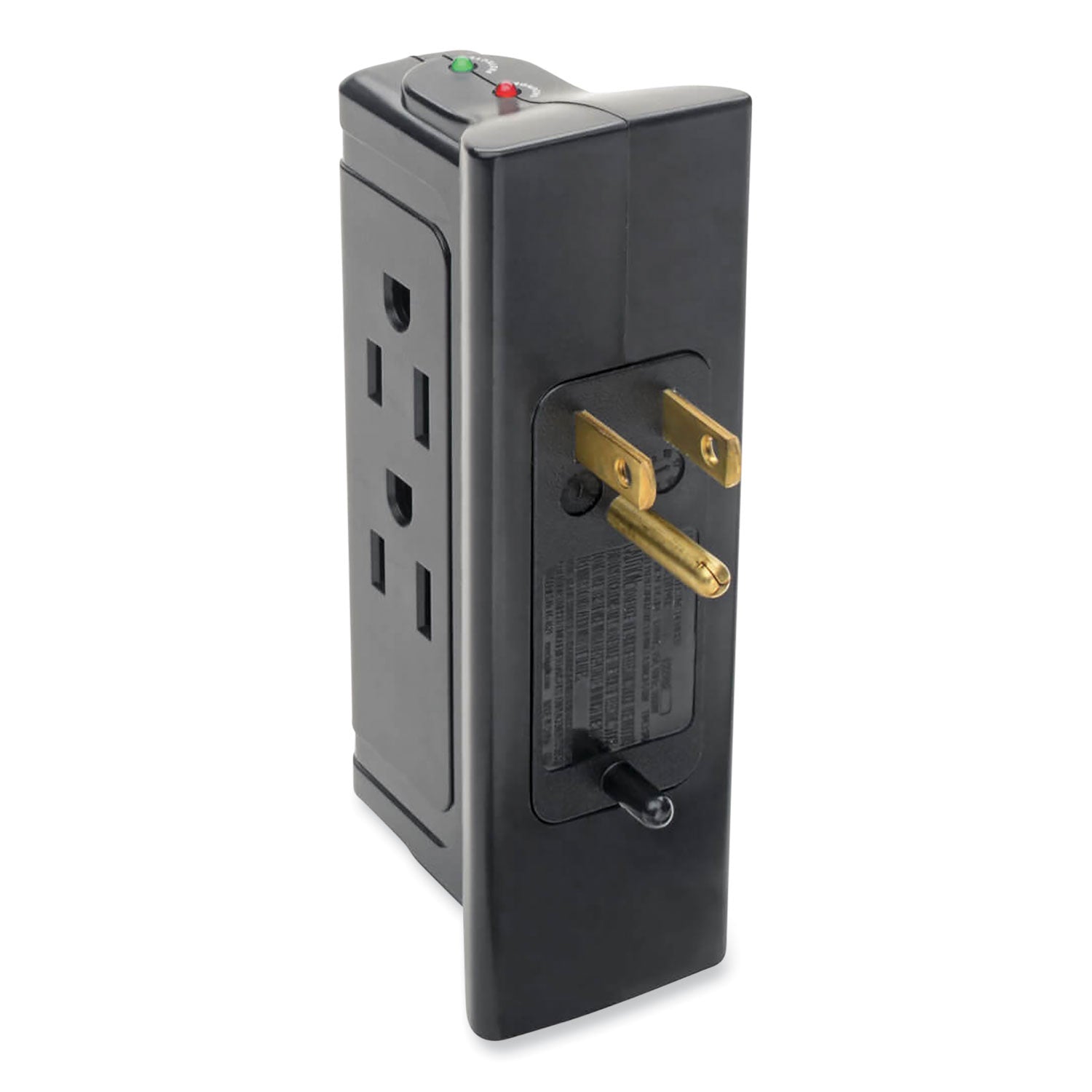 Protect It! Surge Protector, 4 AC Outlets, 720 J, Black -