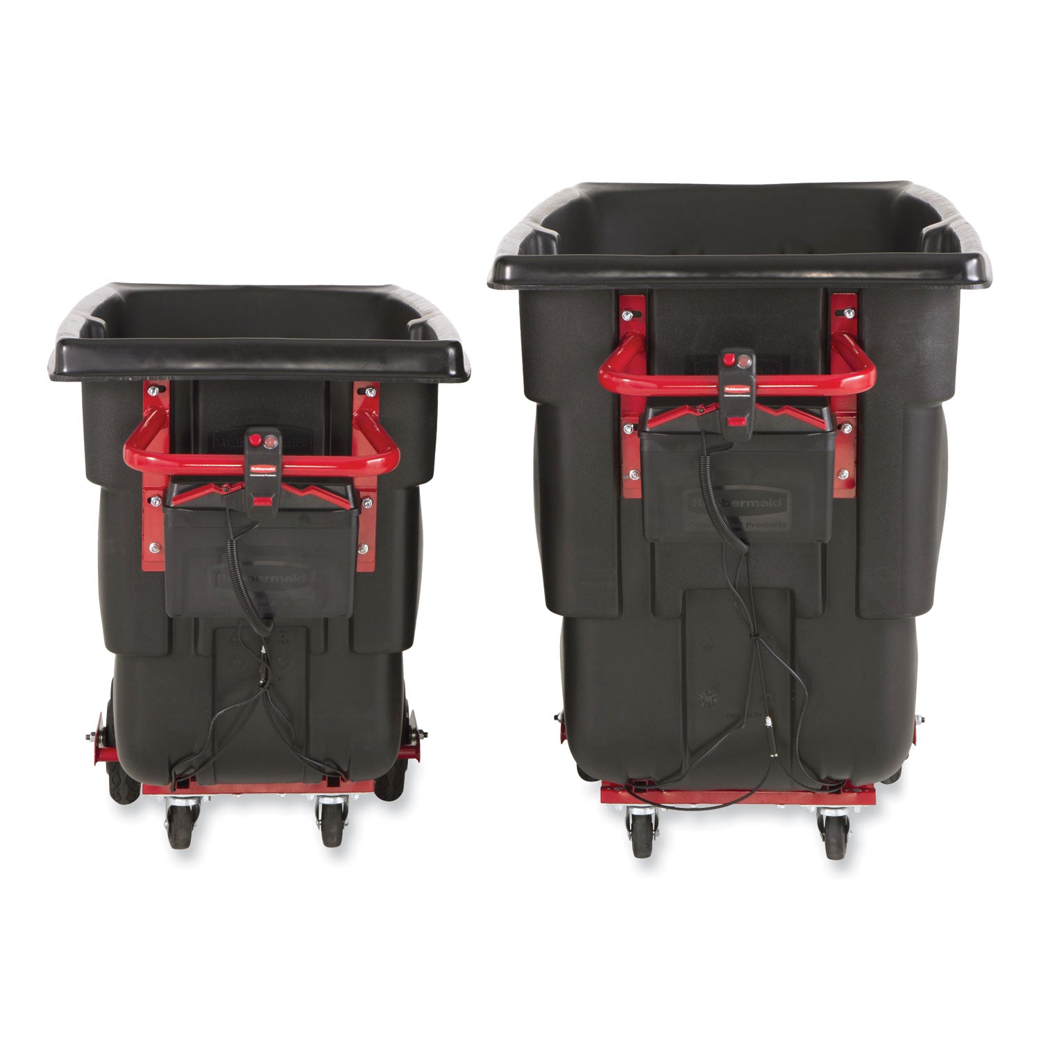 motorized-roto-tilt-truck-202-gal-1000-lb-capacity-plastic-black_rcp2173662 - 2