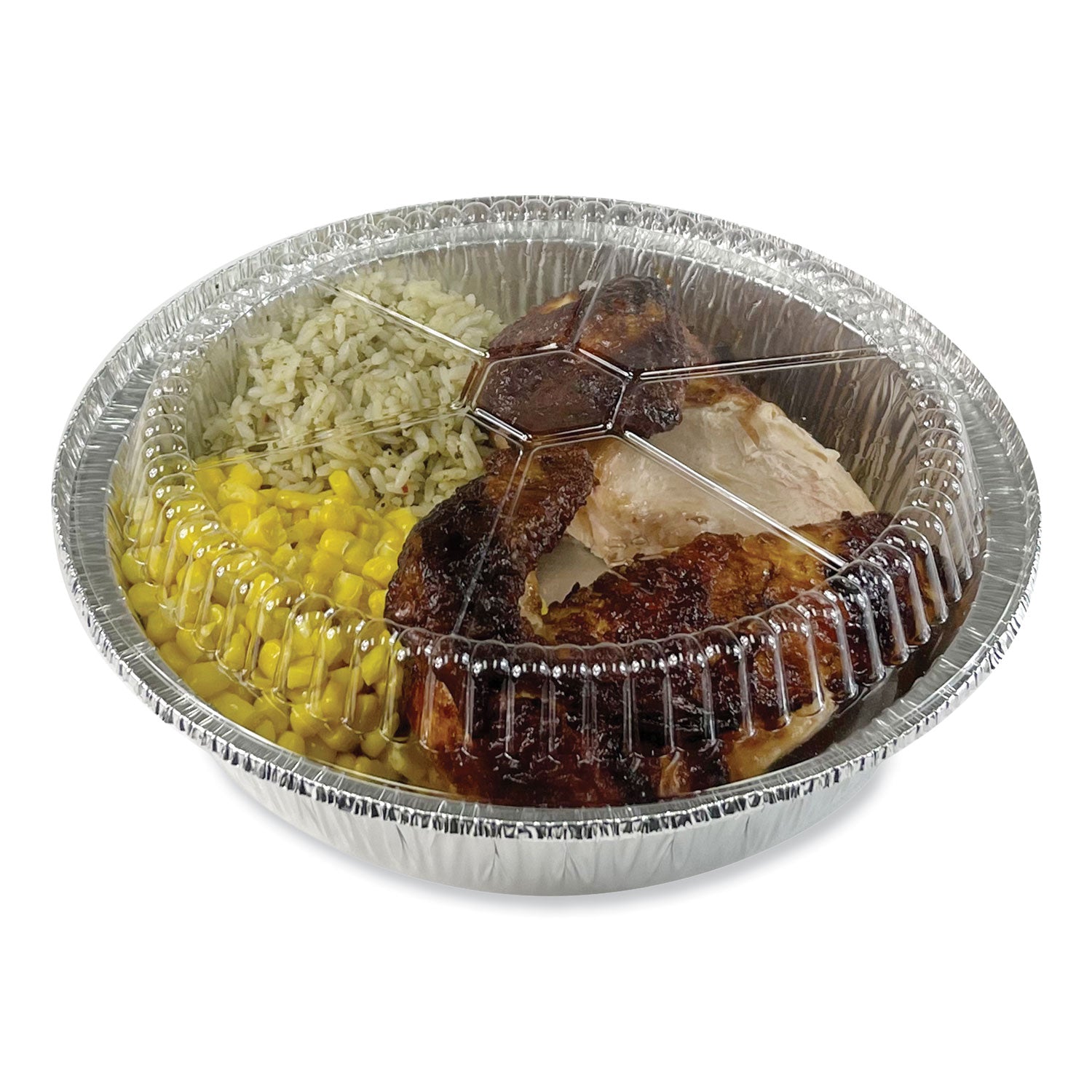 round-aluminum-to-go-container-lids-dome-lid-9-clear-plastic-500-carton_bwkround9clid - 2