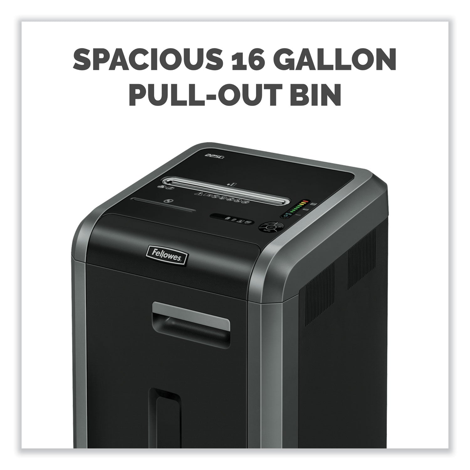 Powershred 225Ci 100% Jam Proof Cross-Cut Shredder, 22 Manual Sheet Capacity -