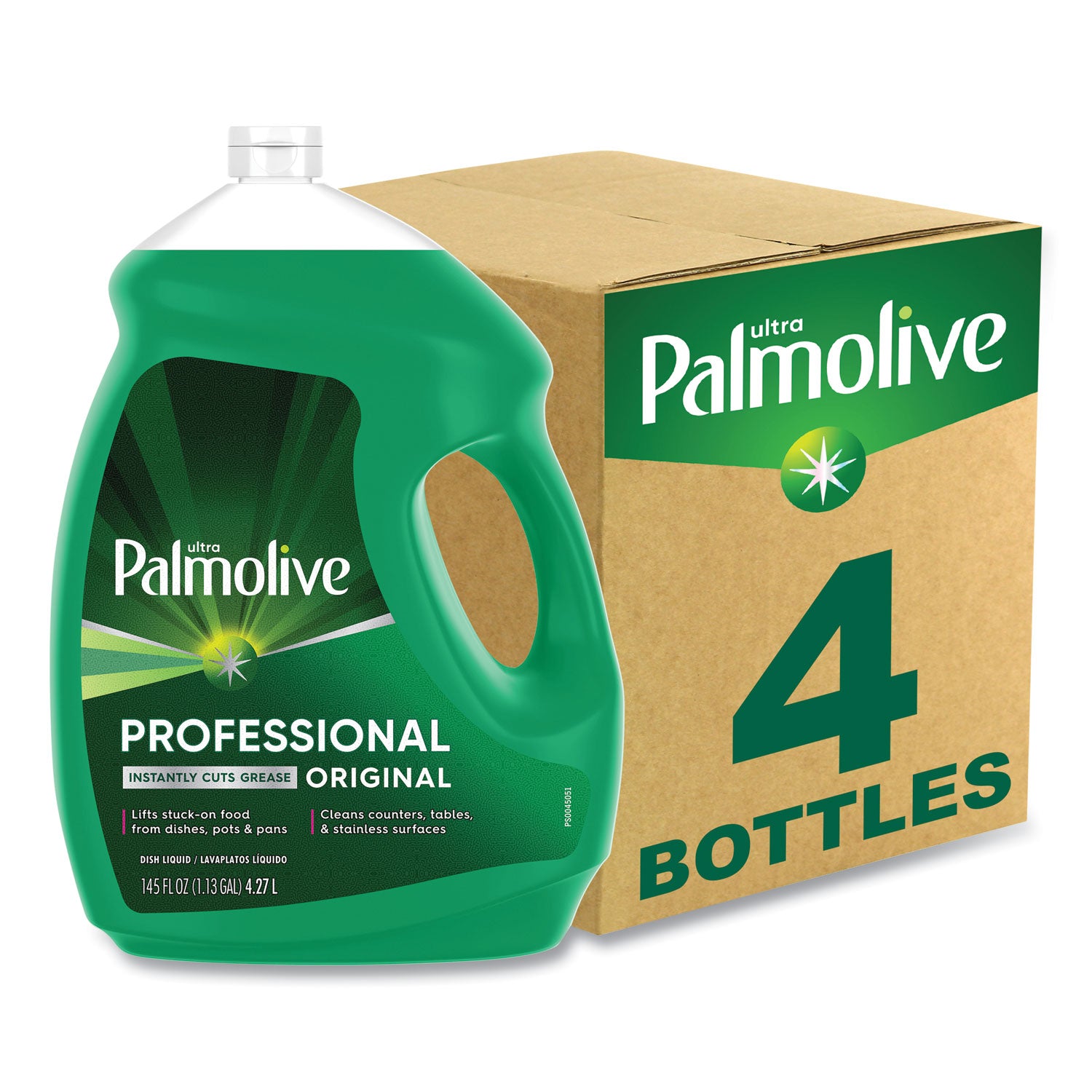 professional-dishwashing-liquid-fresh-scent-145-oz-bottle-4-carton_cpc61034142ct - 1