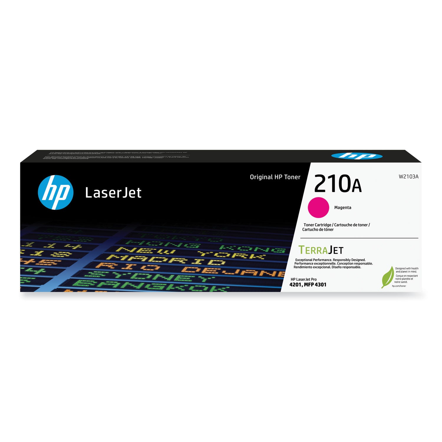 HP 210A Original Laser Toner Cartridge - Magenta Pack - 1