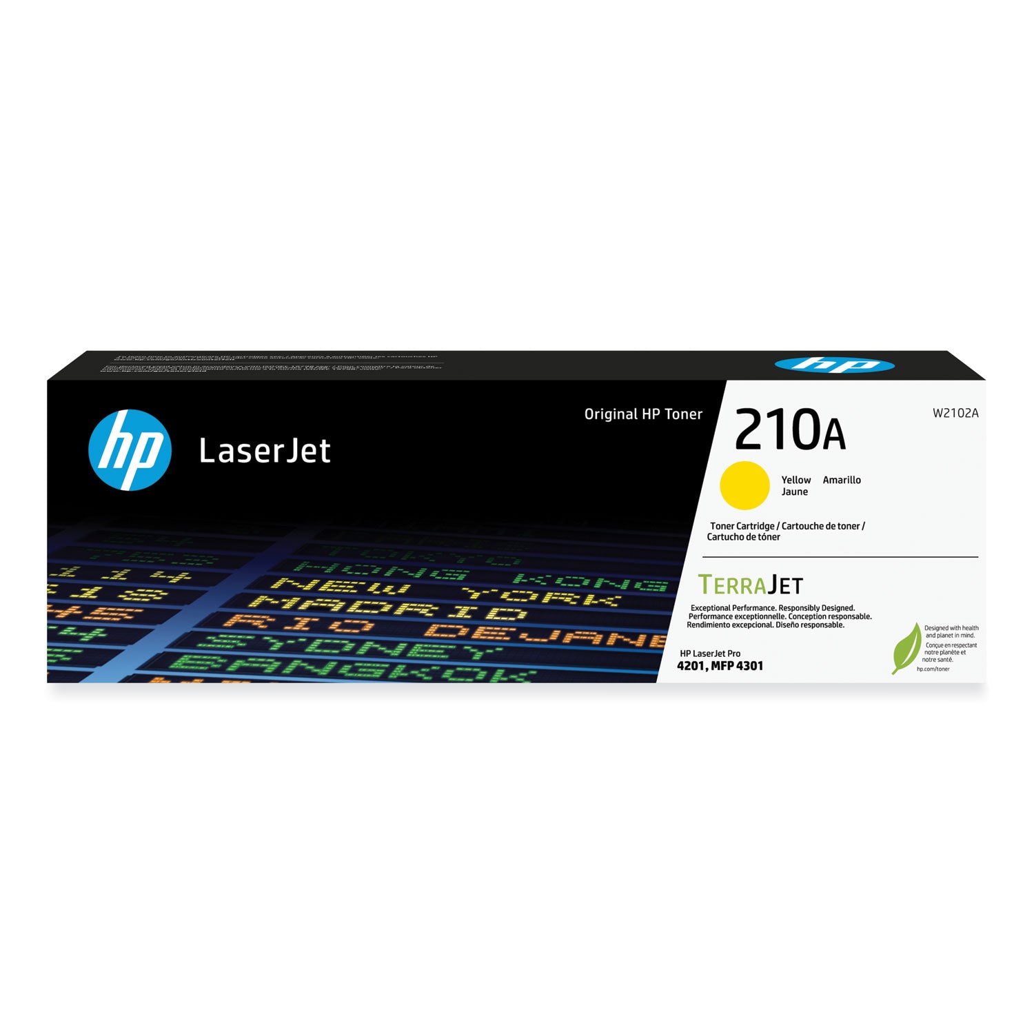 HP 210A Original Laser Toner Cartridge - Yellow Pack - 1