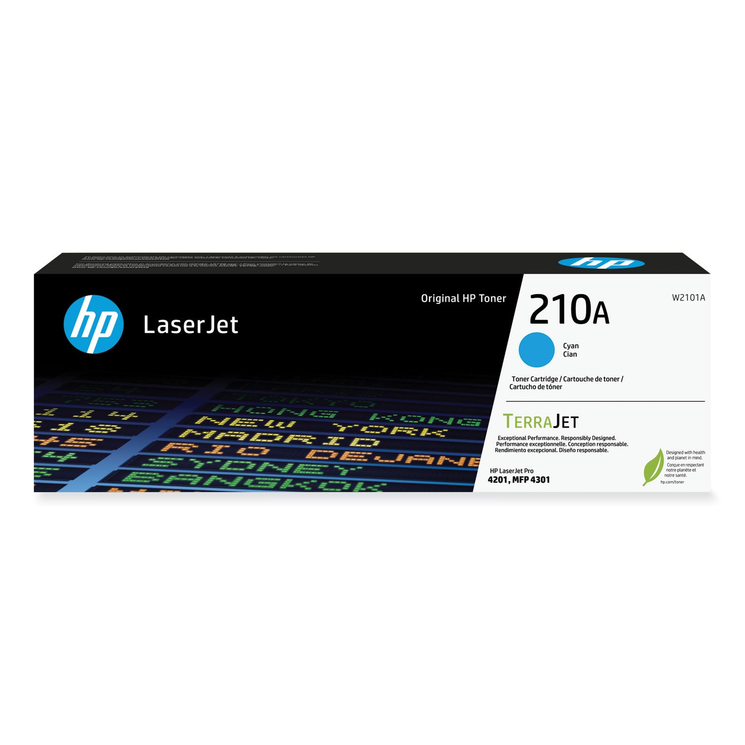 HP 210A Original Laser Toner Cartridge - Cyan Pack - 1