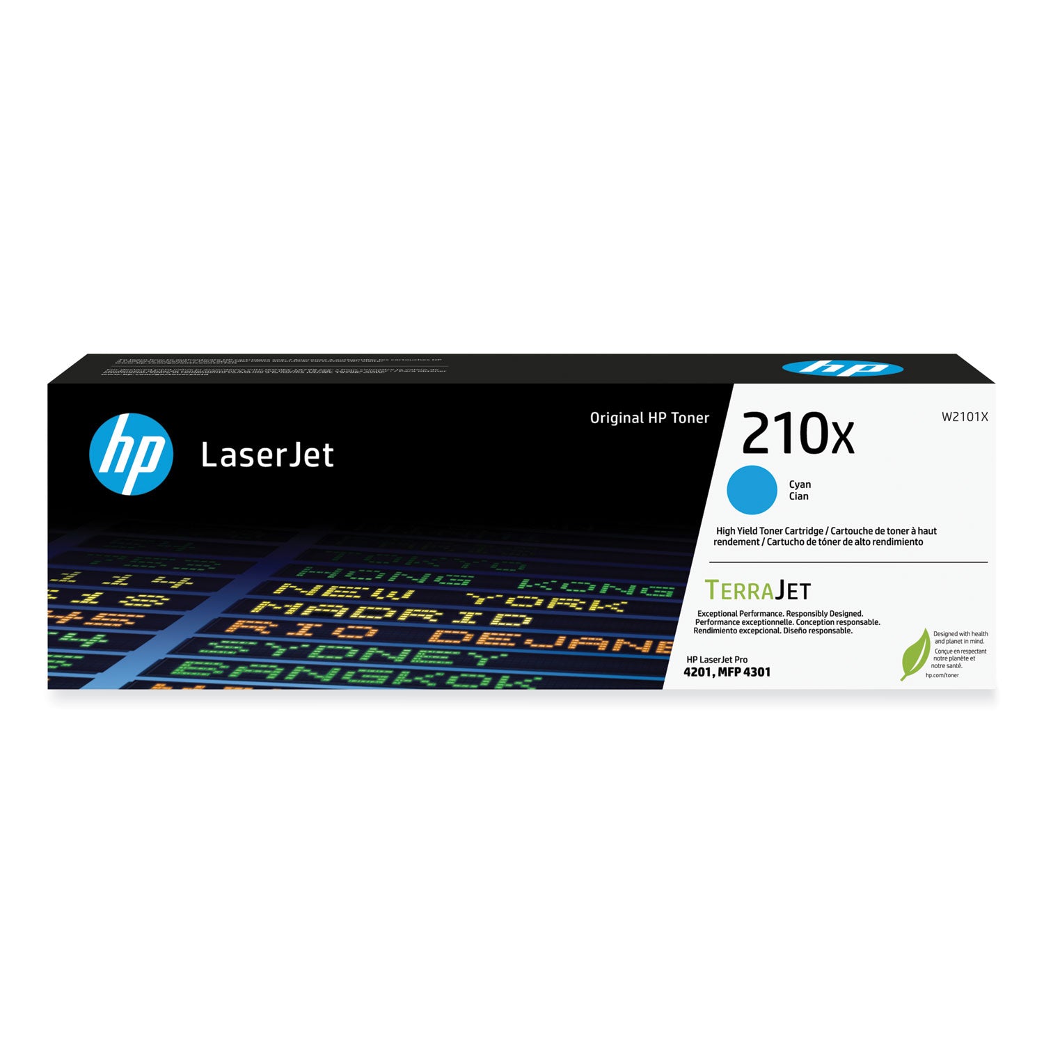 HP 210X Original High Yield Laser Toner Cartridge - Cyan Pack - 1