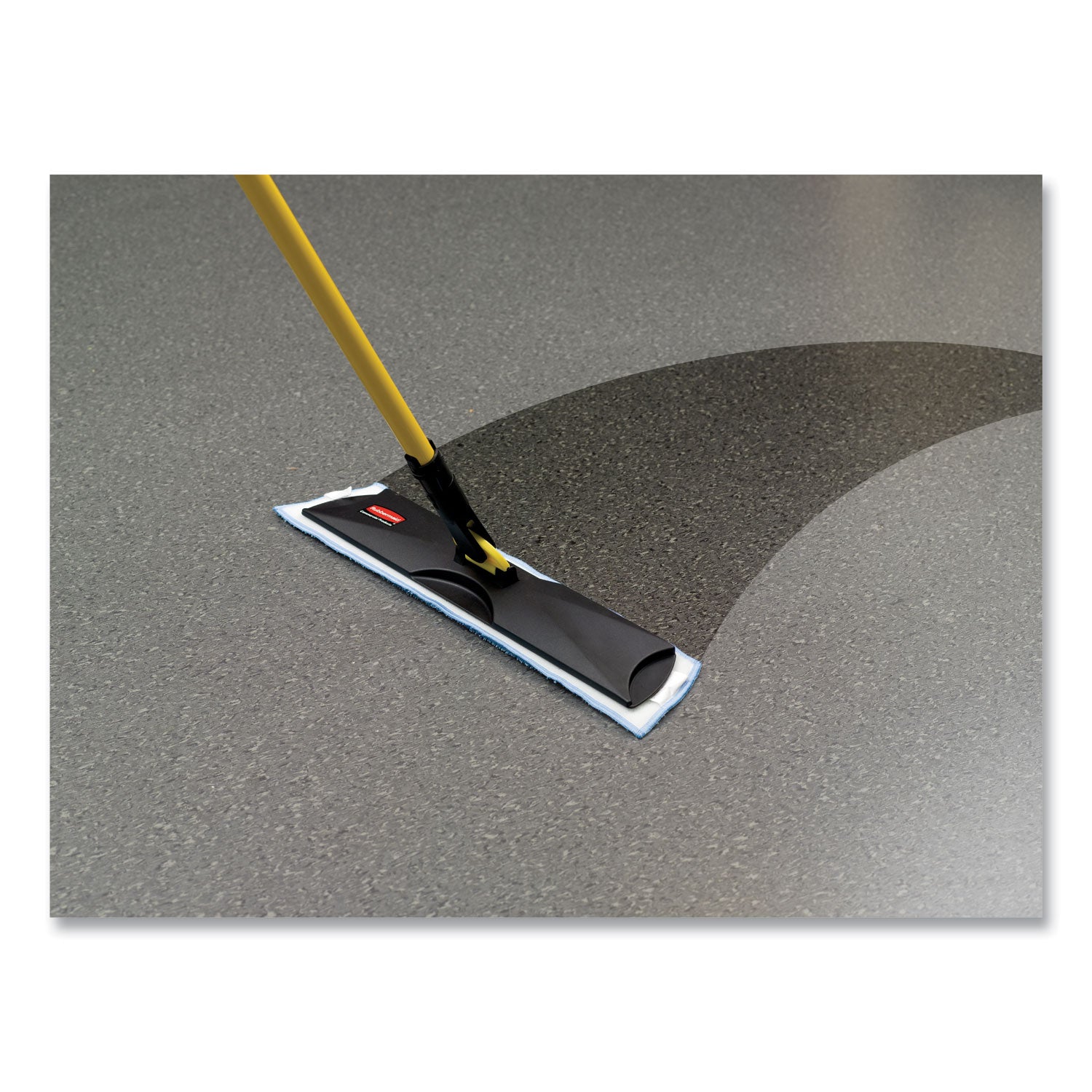 Economy Wet Mopping Pad, Microfiber, 18", Blue -