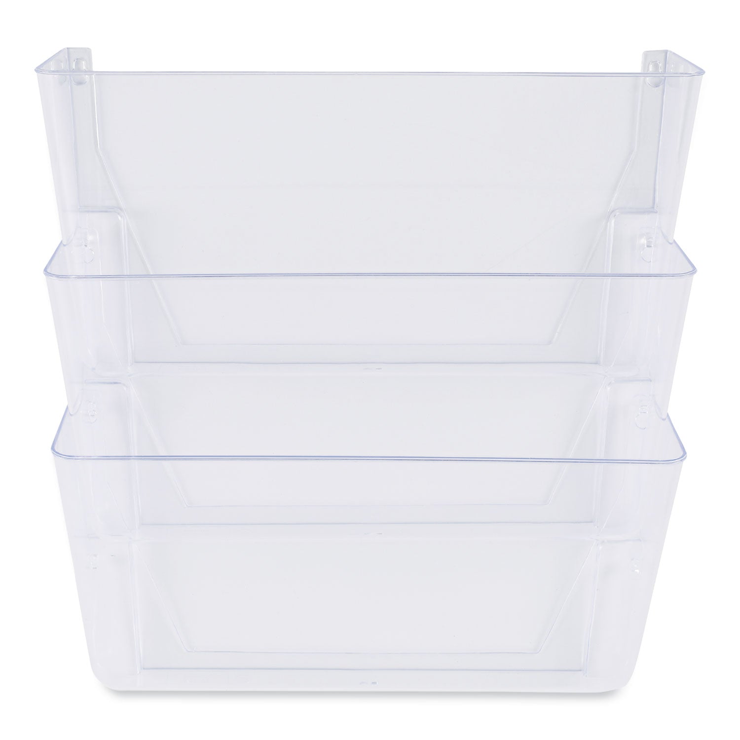 wall-files-3-sections-letter-size-13-x-4-x-14-clear-3-set_unv53682 - 1