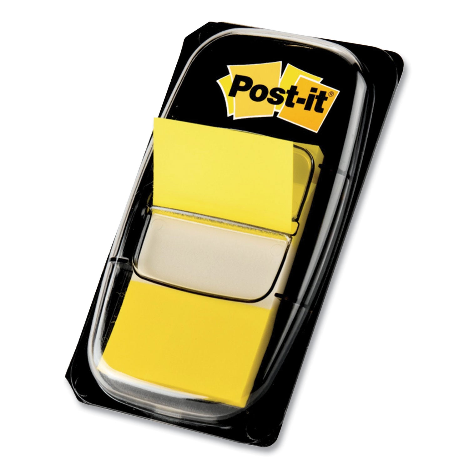 Marking Page Flags in Dispensers, Yellow, 50 Flags/Dispenser, 12 Dispensers/Box -